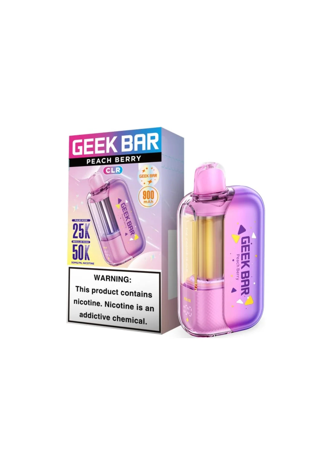 Geek Bar CLR 50K Peach Berry