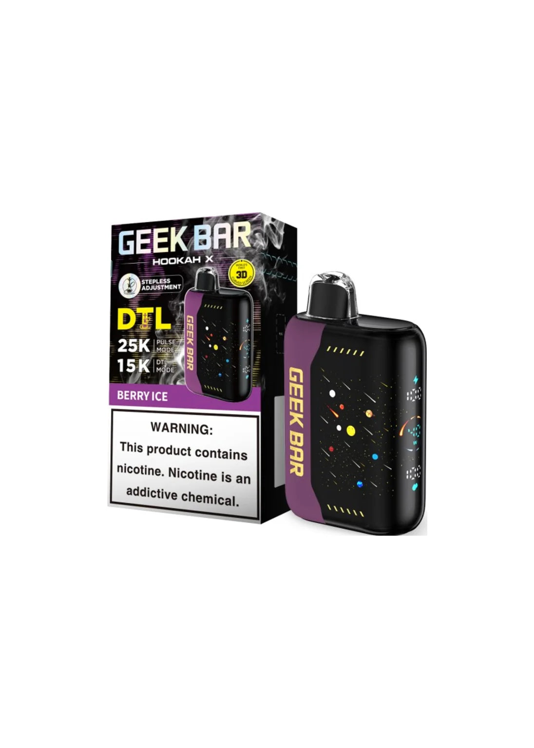 Geek Bar Hookah X Berry Ice 6mg