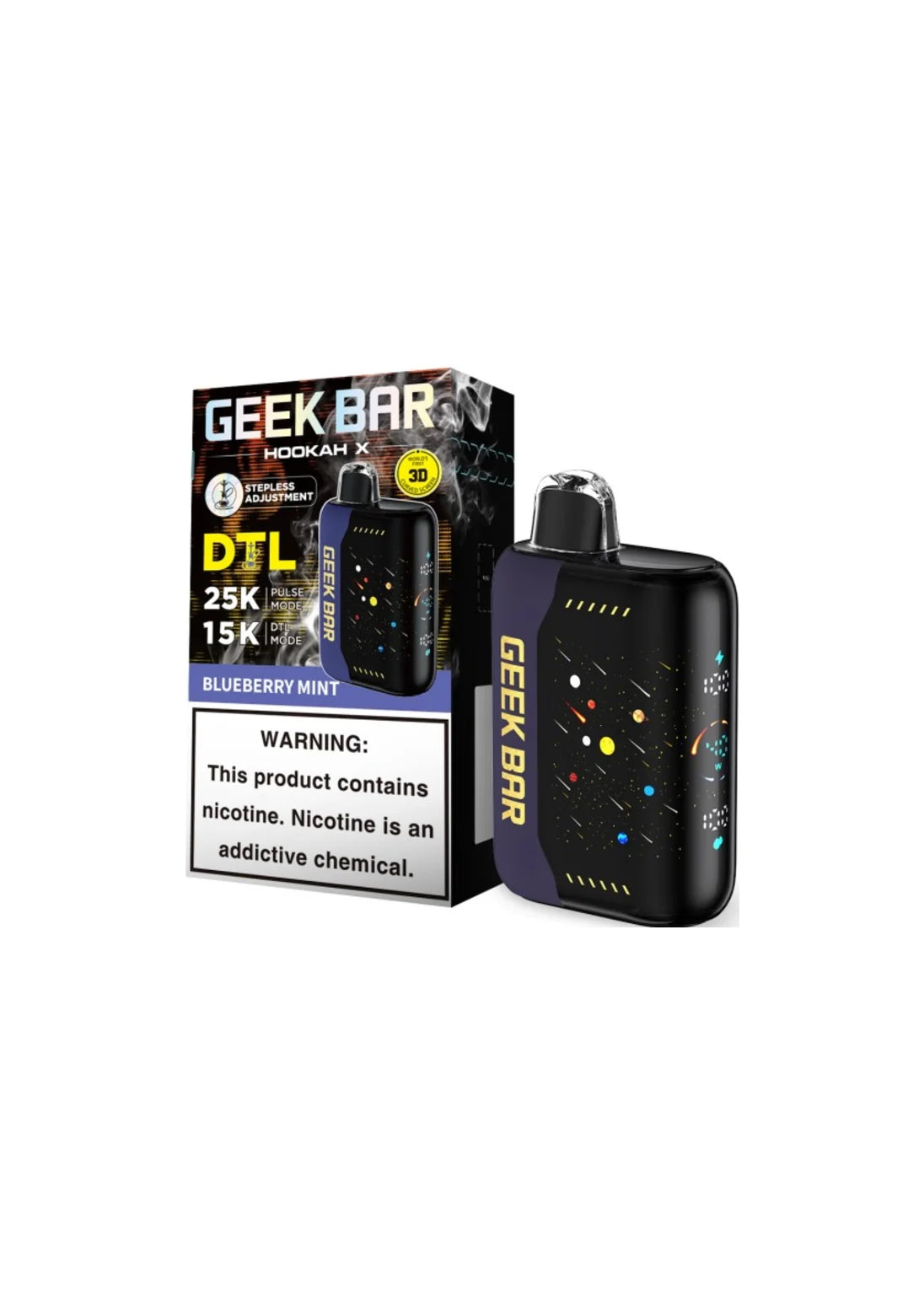 Geek Bar Hookah X Blueberry Mint 6mg