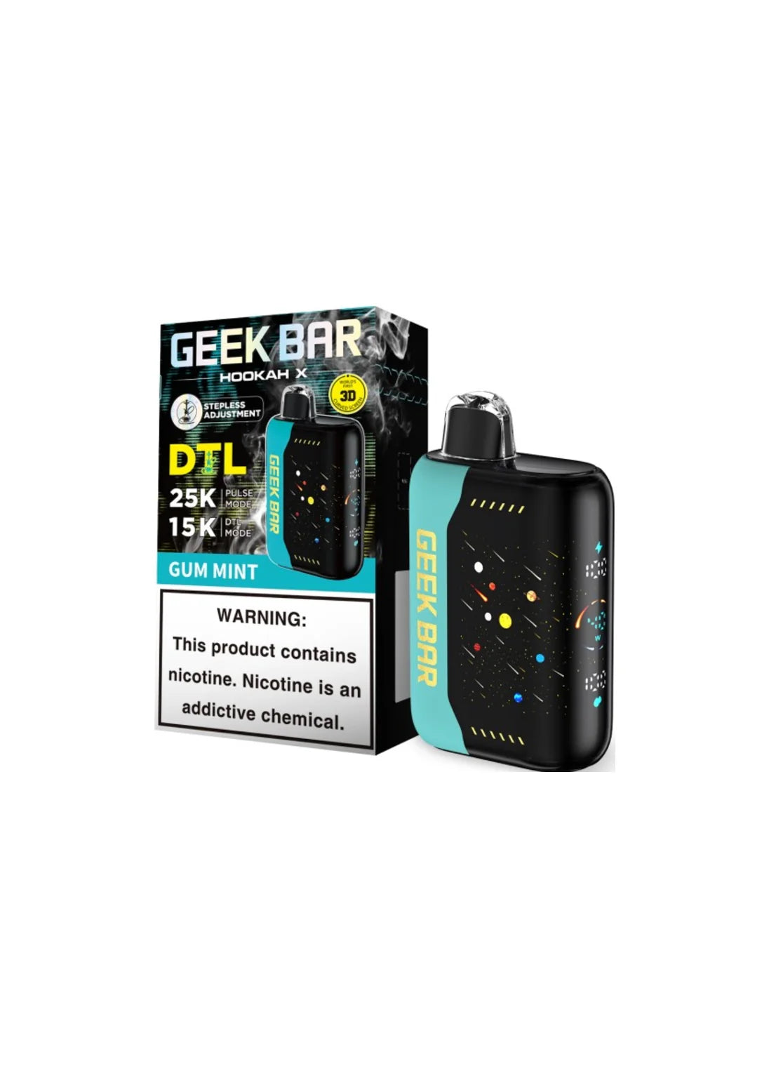 Geek Bar Hookah X Gum Mint 6mg
