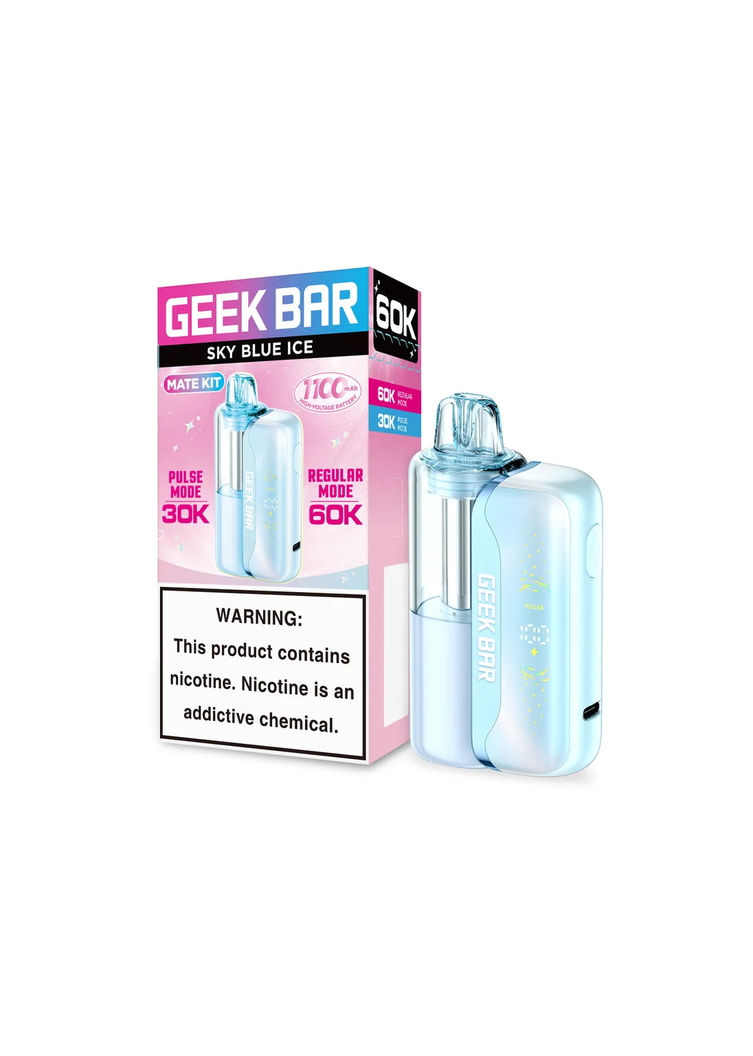 Geek Bar MATE 60K Kit Sky Blue Ice