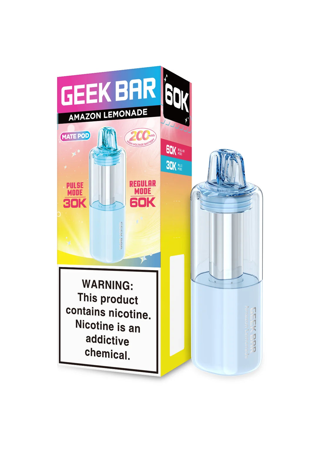 Geek Bar MATE 60K Pod Amazon Lemonade