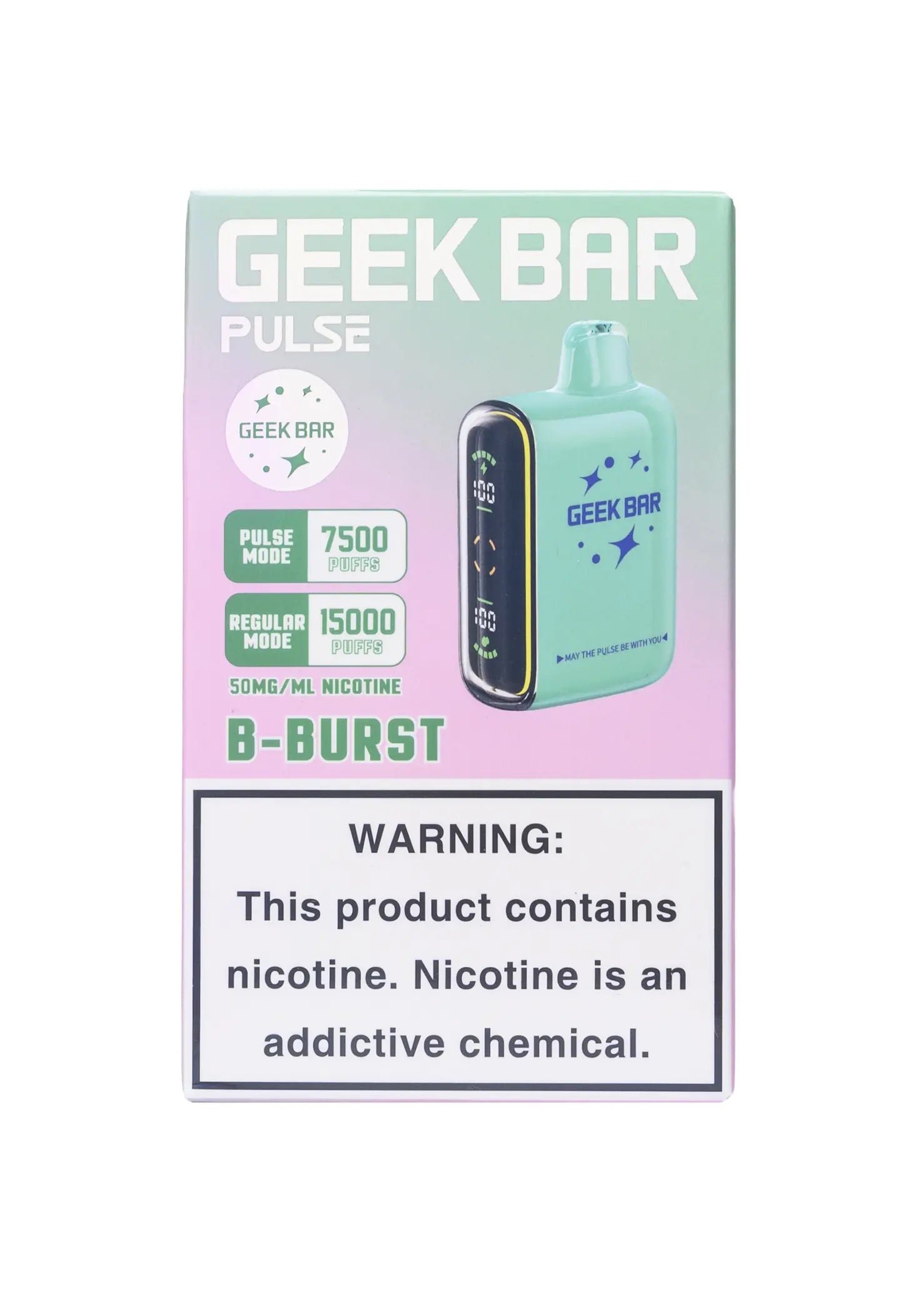 Geek Bar Pulse 15000 B-Burst / B-Pop | GetPop Geek Bar Pulse 15000 B-Burst / B-Pop | GetPop