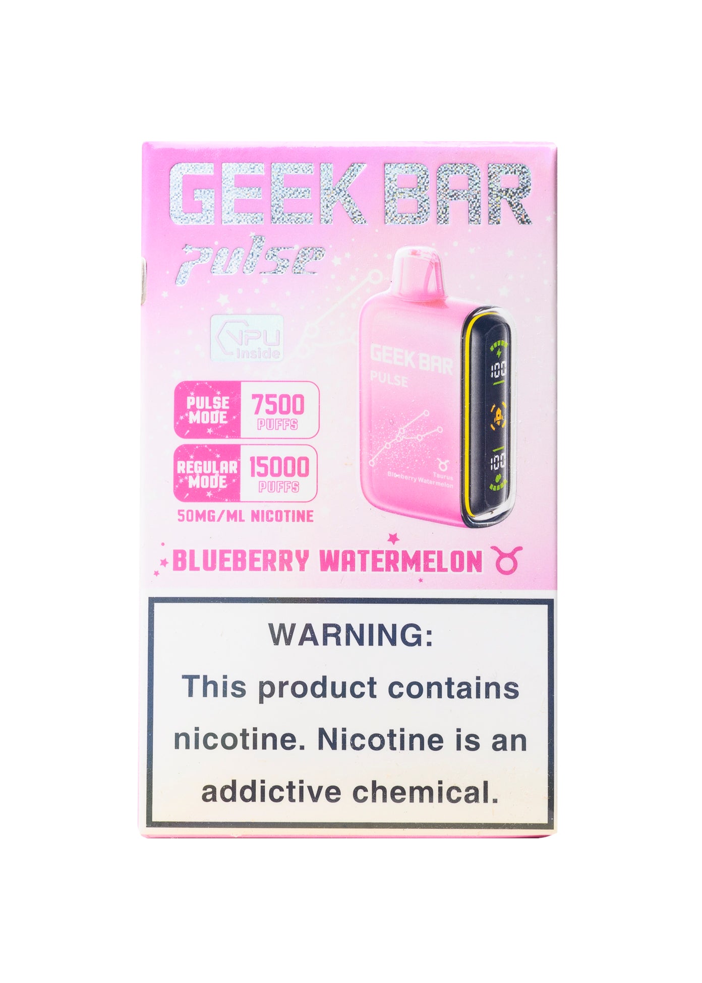 Geek Bar Pulse 15000 Blueberry Watermelon (Taurus) | GetPop Geek Bar Pulse 15000 Blueberry Watermelon (Taurus) | GetPop