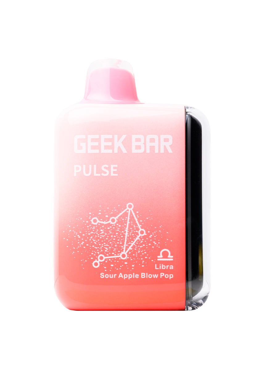 Geek Bar Pulse 15000 Sour Apple B-Pop / Sour Apple Blow Pop (Libra ...