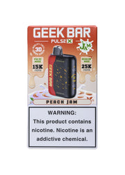 Geek Bar Pulse X 25K Peach Jam | GetPop Geek Bar Pulse X 25K Peach Jam | GetPop