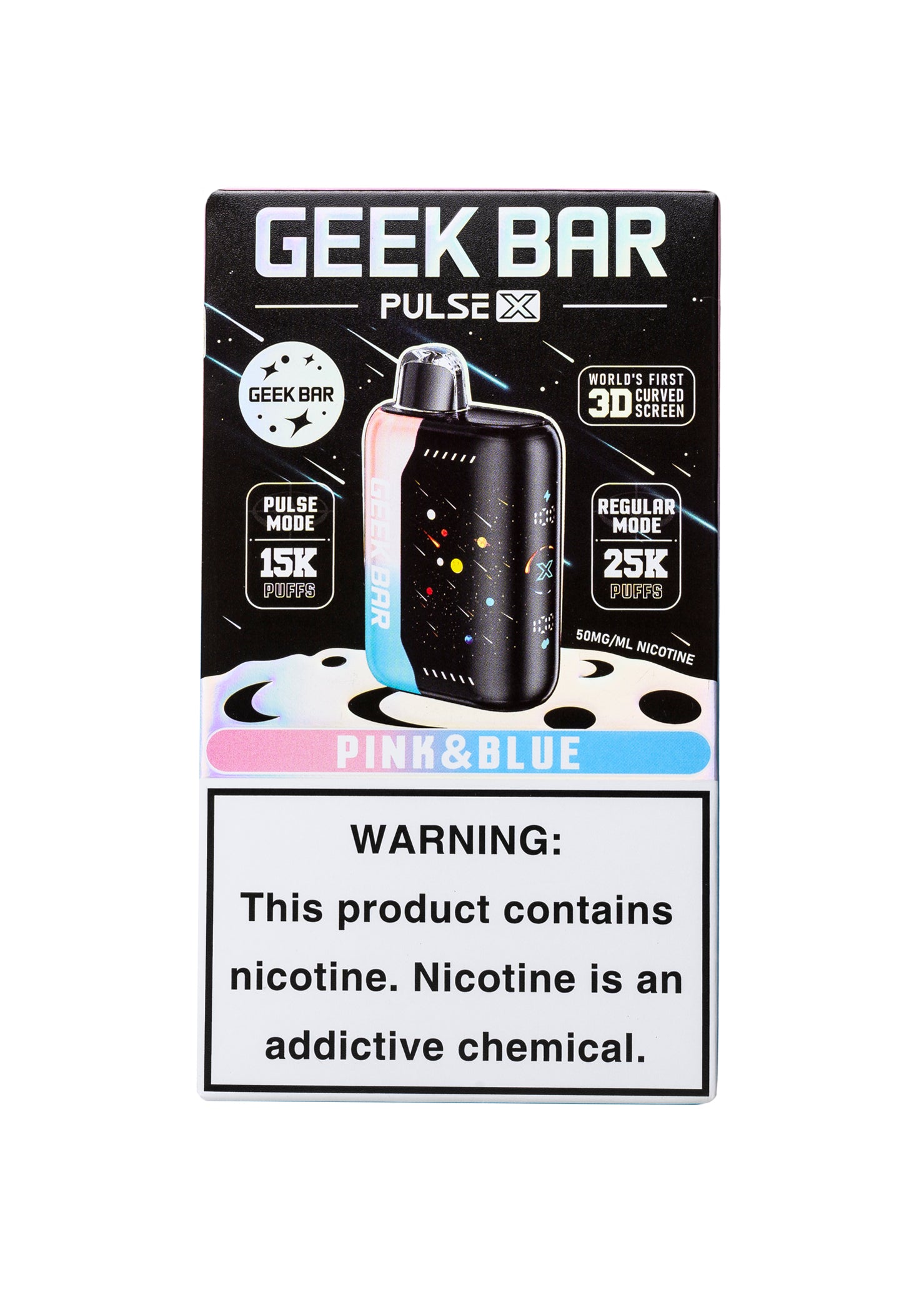 Geek Bar Pulse X 25K Pink and Blue (Sour Blueberry Pink Lemonade)