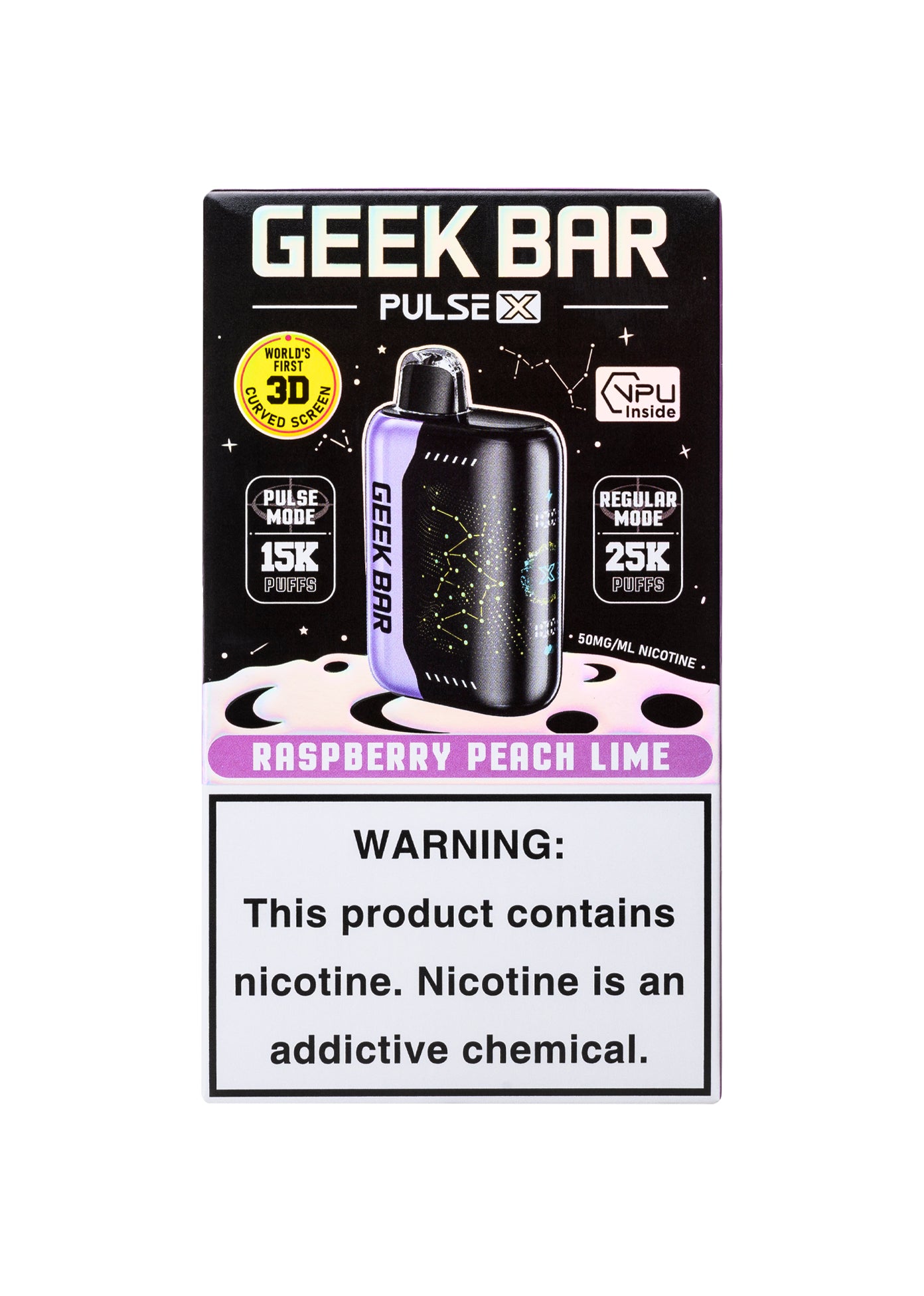 Geek Bar Pulse X 25K Raspberry Peach Lime