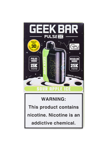 Geek Bar Pulse X 25K Sour Apple Ice | GetPop Geek Bar Pulse X 25K Sour Apple Ice | GetPop