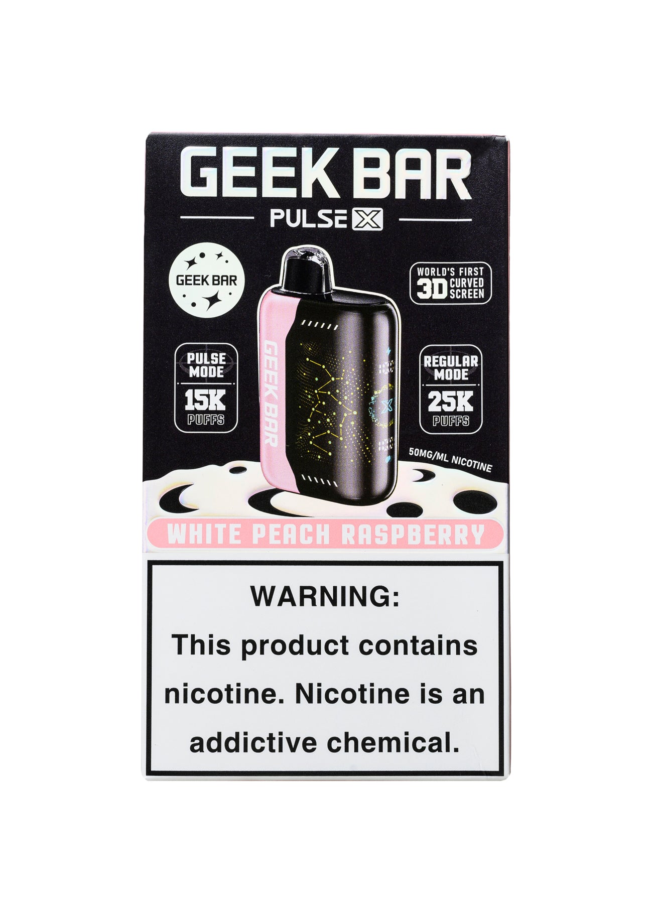 Geek Bar Pulse X 25K White Peach Raspberry