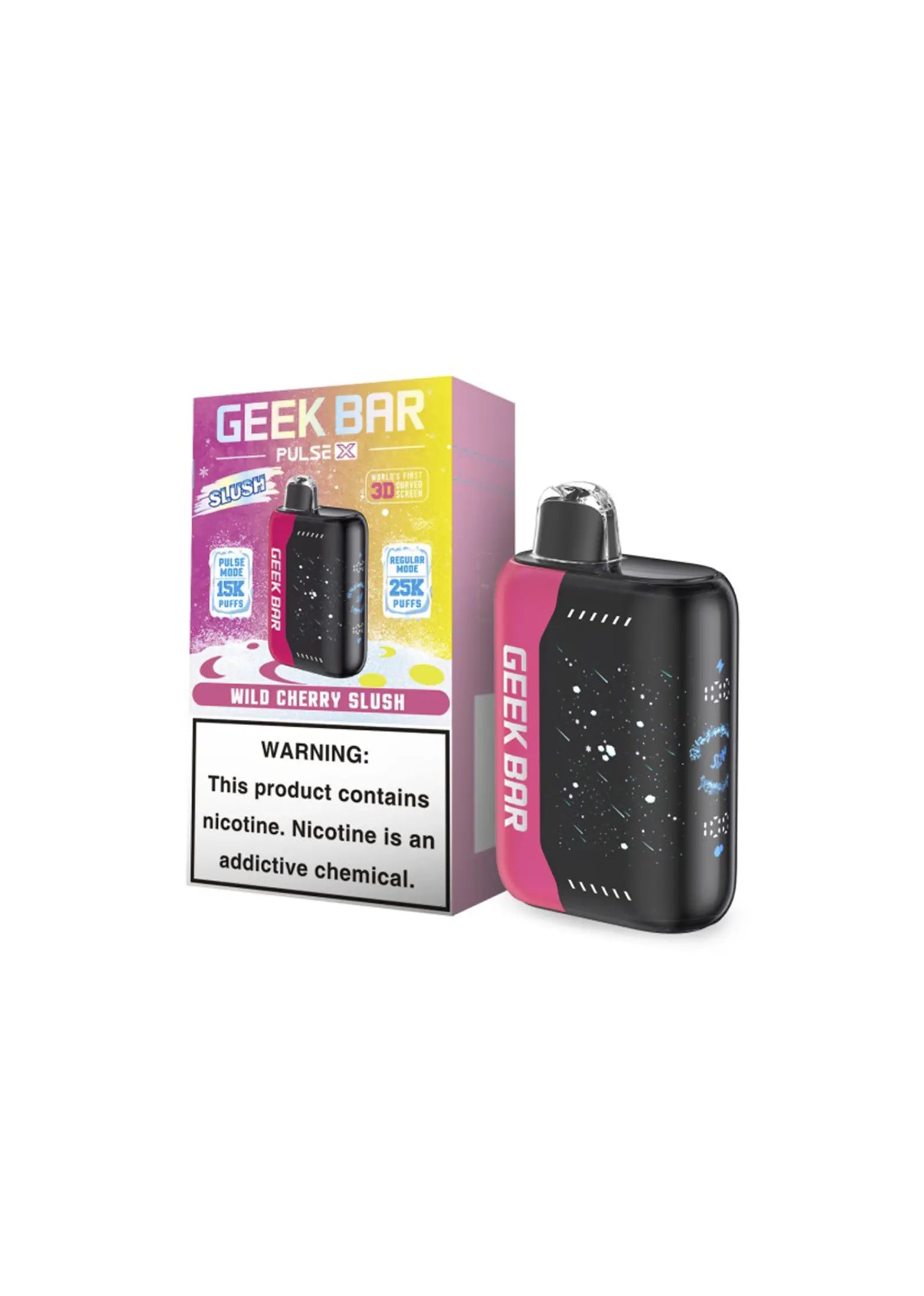 Geek Bar Pulse X 25K Wild Cherry Slush | GetPop Geek Bar Pulse X 25K Wild Cherry Slush | GetPop