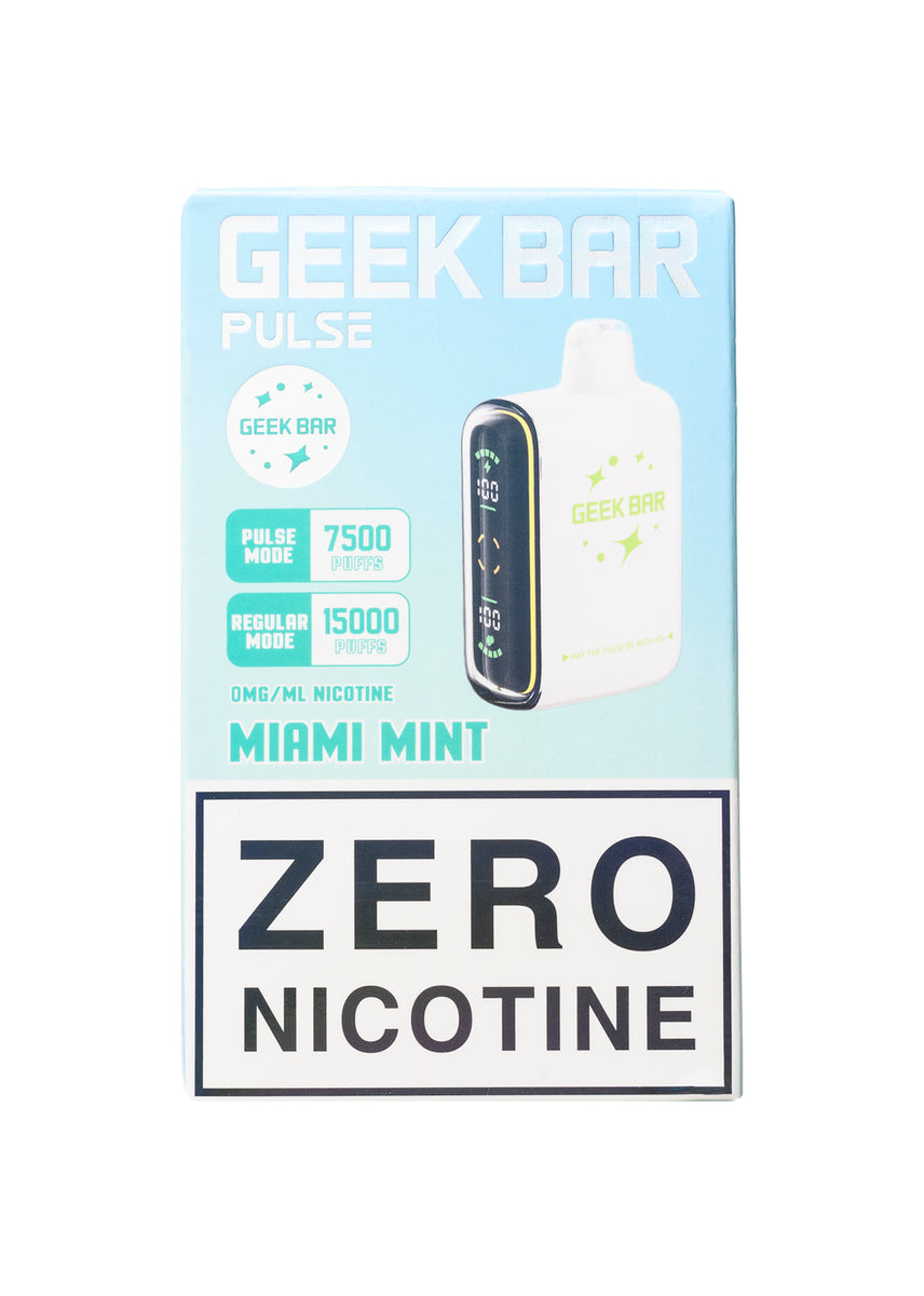 Geek Bar Pulse ZERO Miami Mint 0% | GetPop