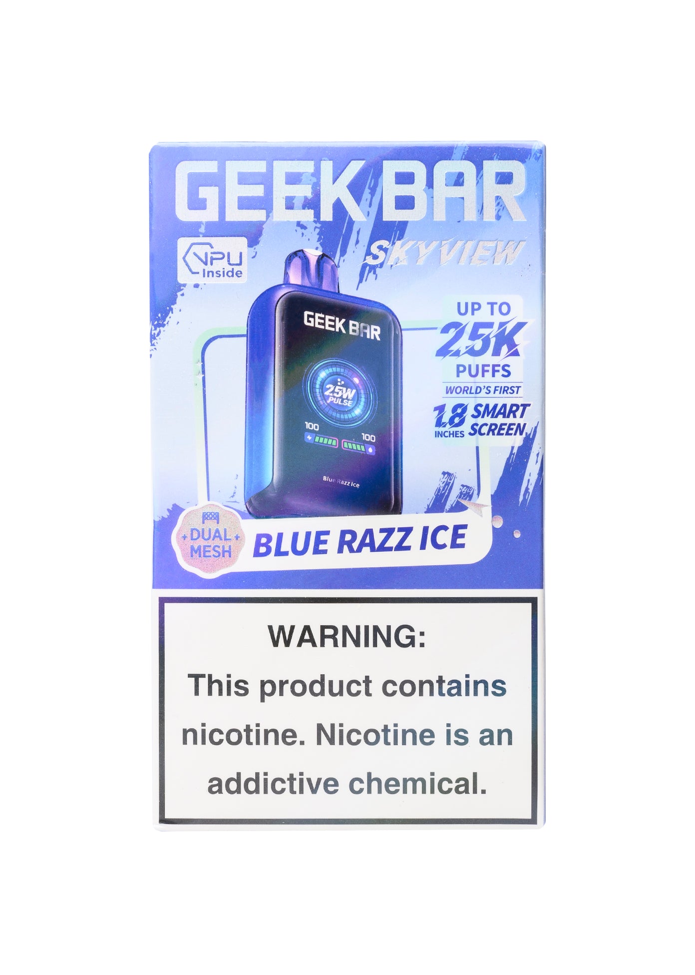 how much is elf bar vape Geek Bar Pulse X 25K Blue Razz Ice