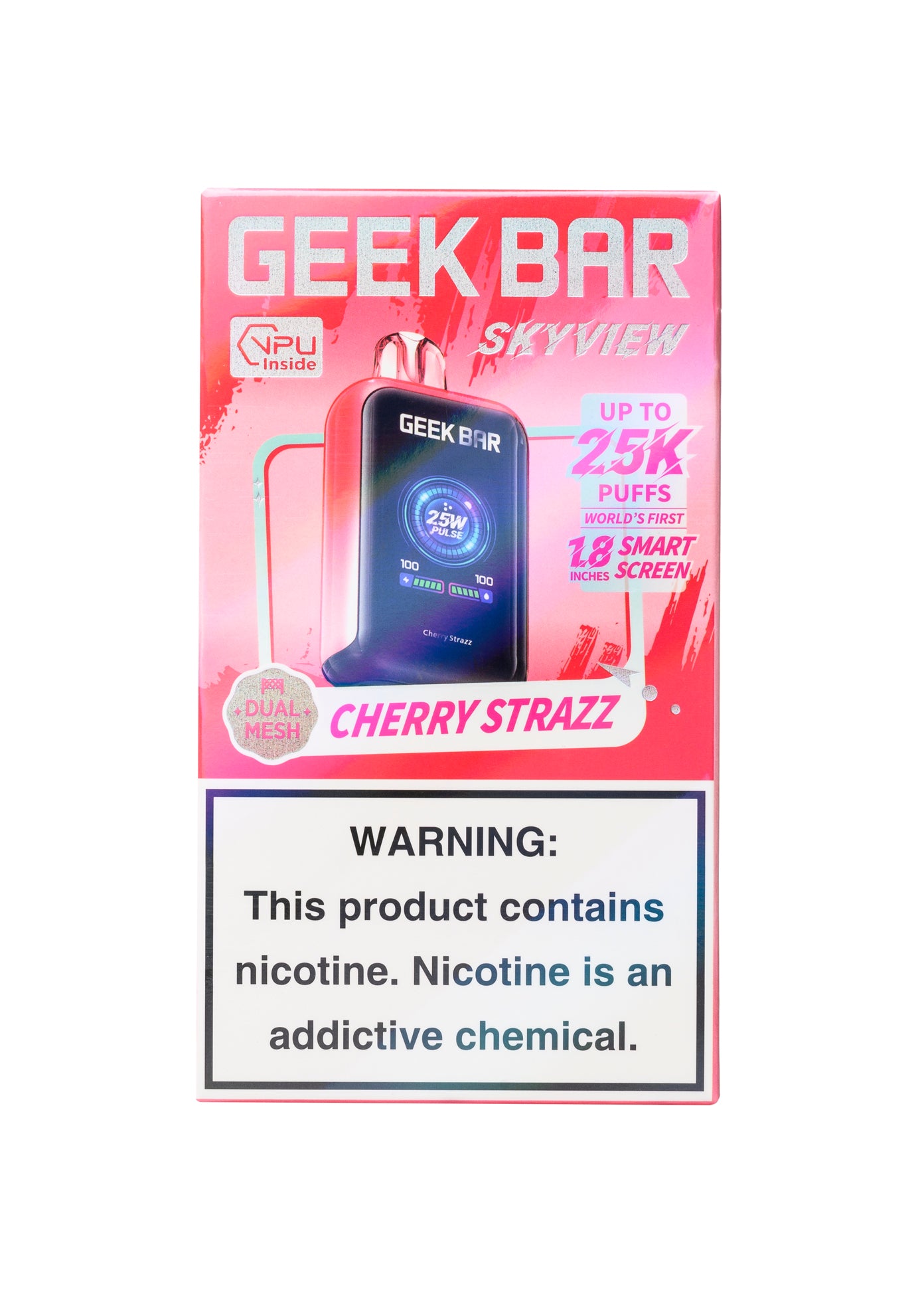 Geek Bar Skyview 25K Cherry Strazz | GetPop Geek Bar Skyview 25K Cherry Strazz | GetPop