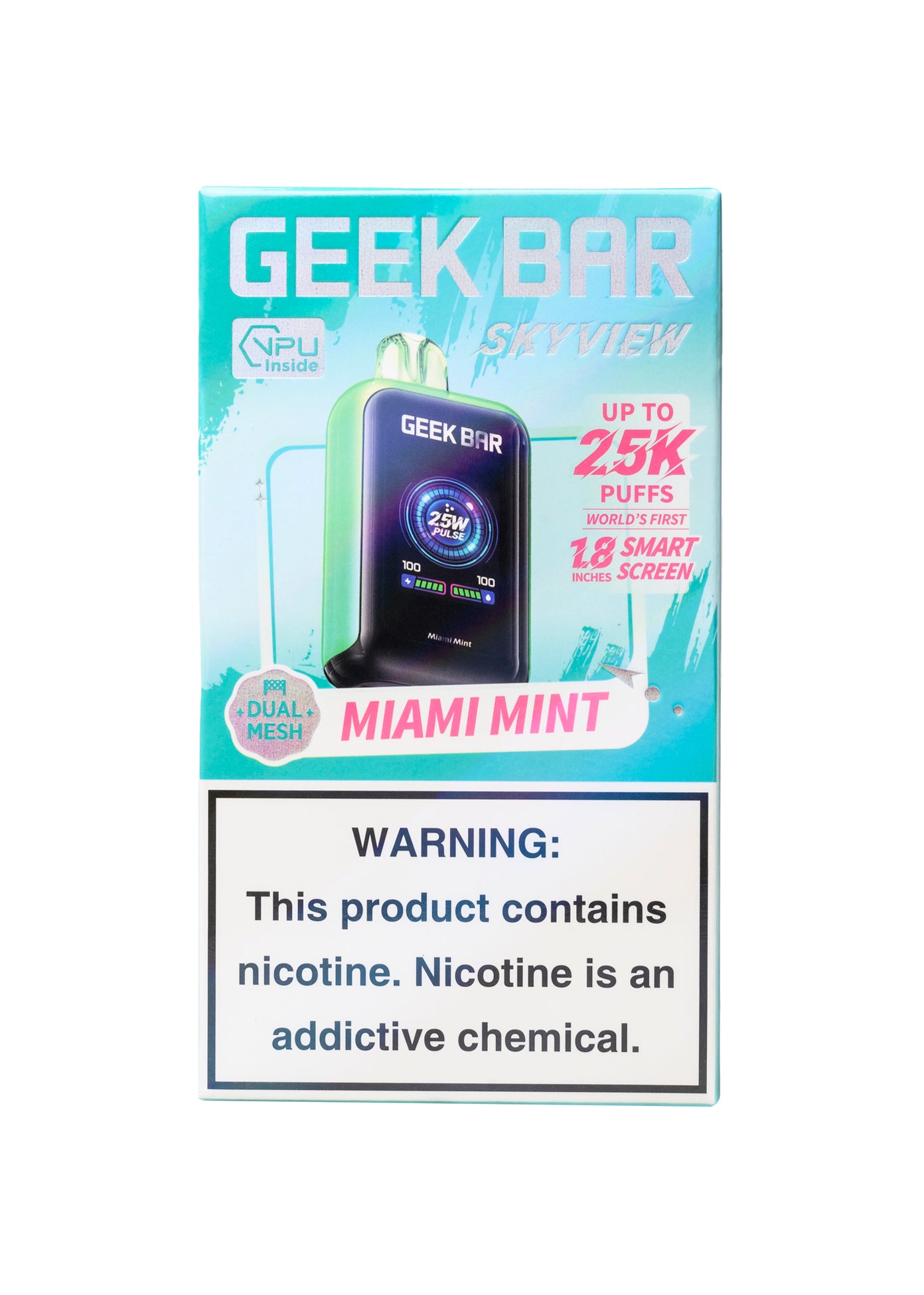 Geek Bar Skyview 25K Miami Mint