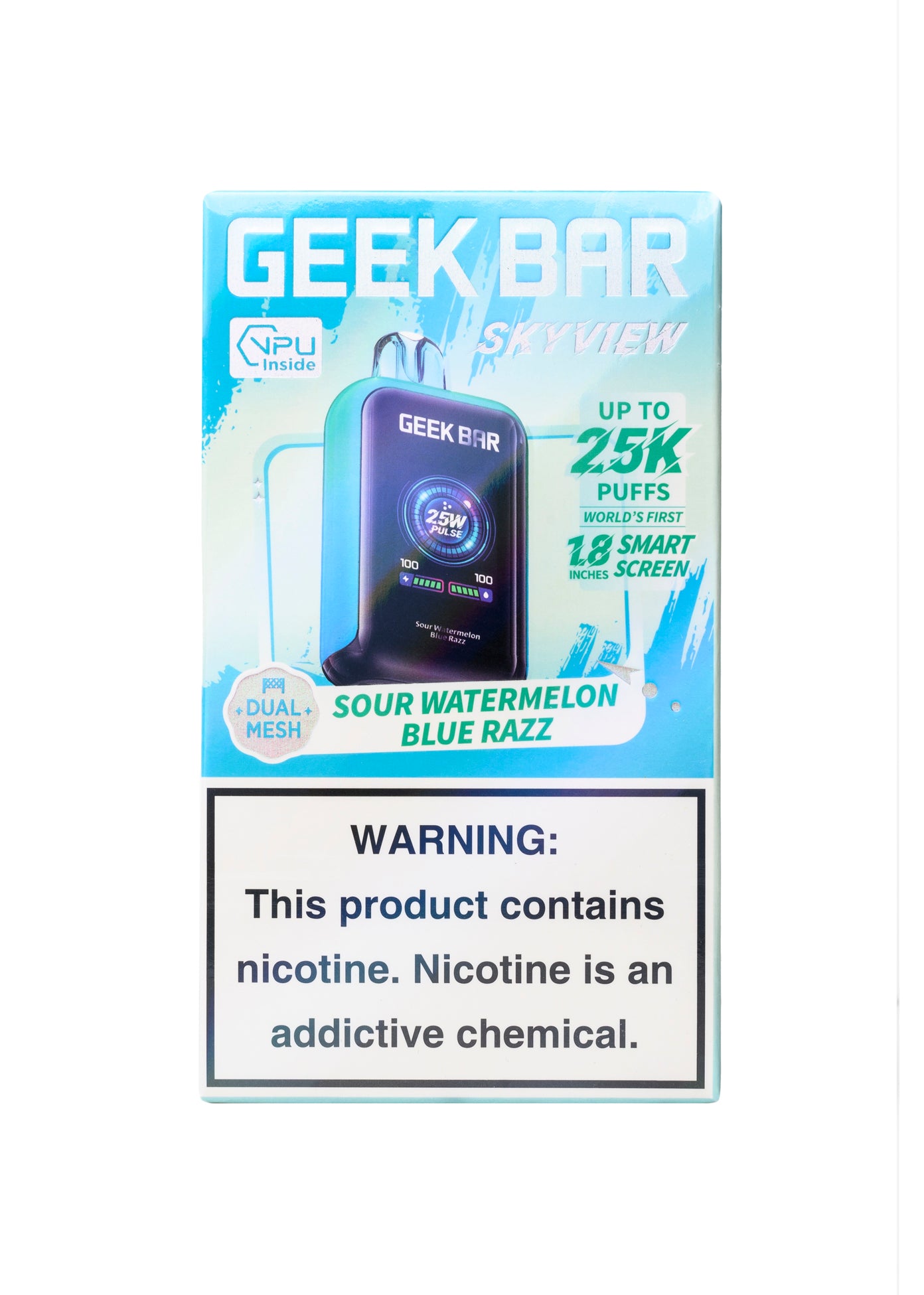 Geek Bar Skyview 25K Sour Watermelon Blue Razz