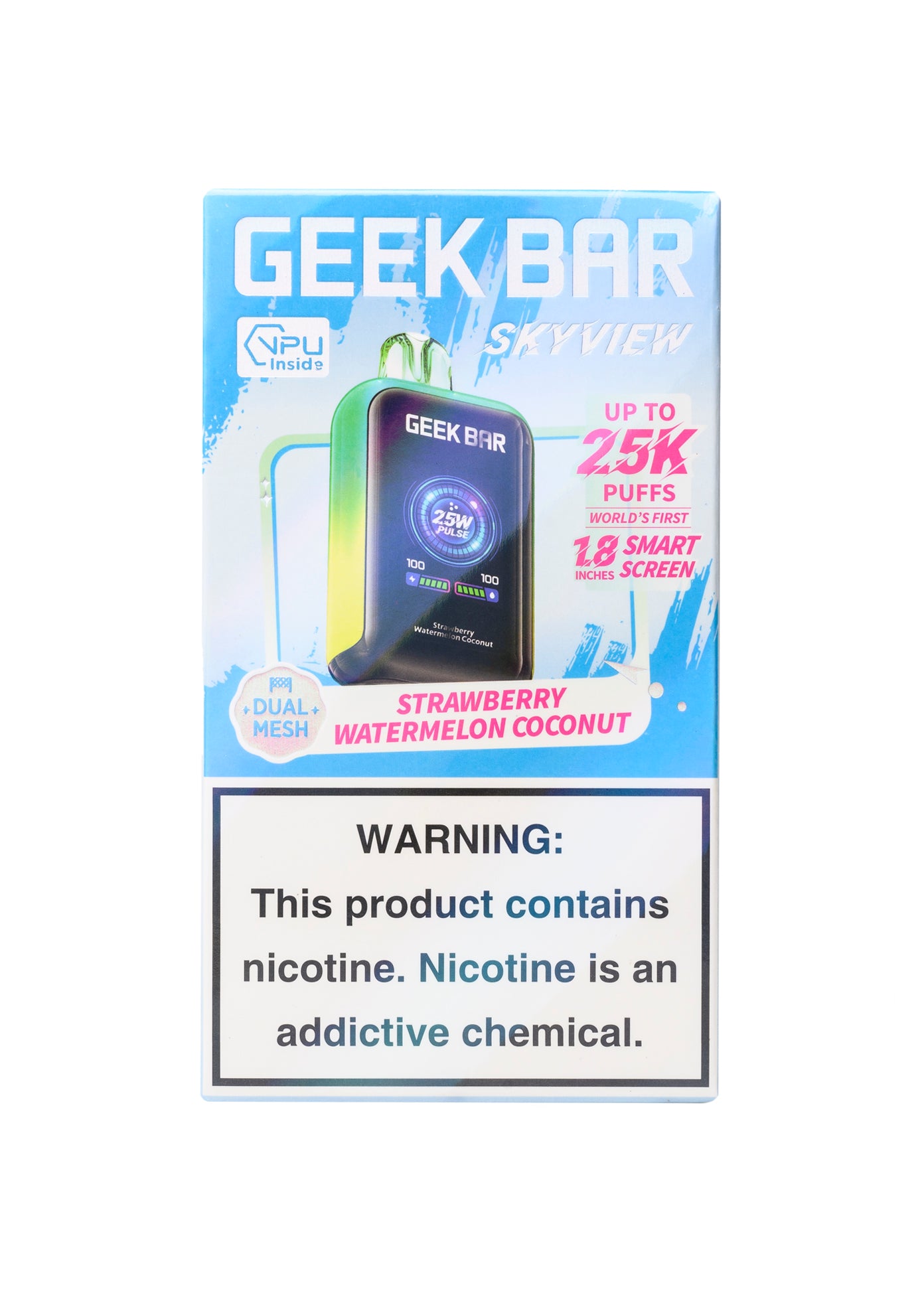 Geek Bar Skyview 25K Strawberry Watermelon Coconut | GetPop Geek Bar Skyview 25K Strawberry Watermelon Coconut | GetPop
