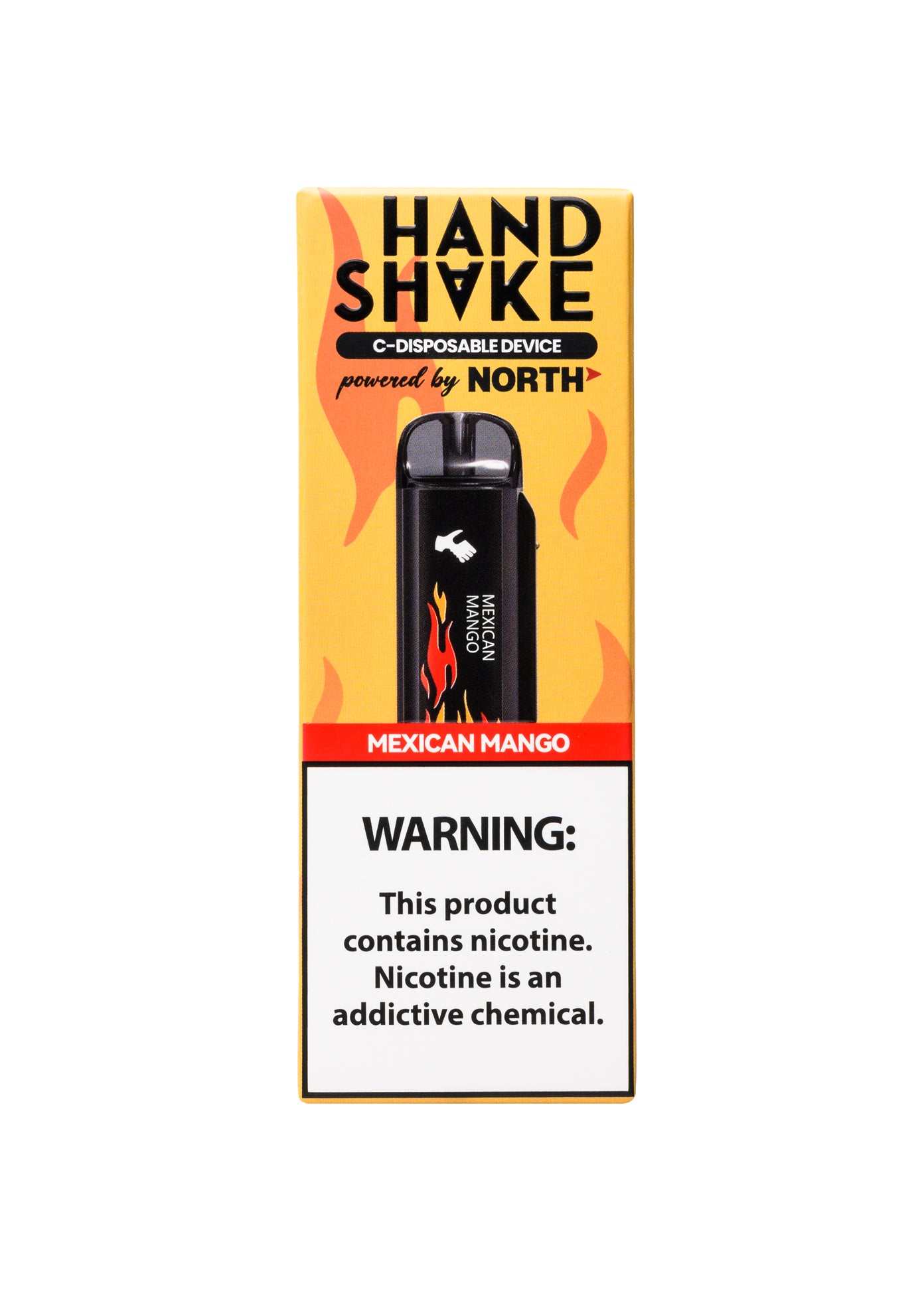 handshake powered by north 15000 puffs disposable vape HandShake 15K Pod Mexican Mango