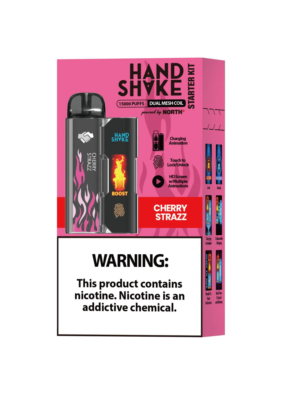 HandShake 15K Starter Kit Cherry Strazz | GetPop HandShake 15K Starter Kit Cherry Strazz | GetPop