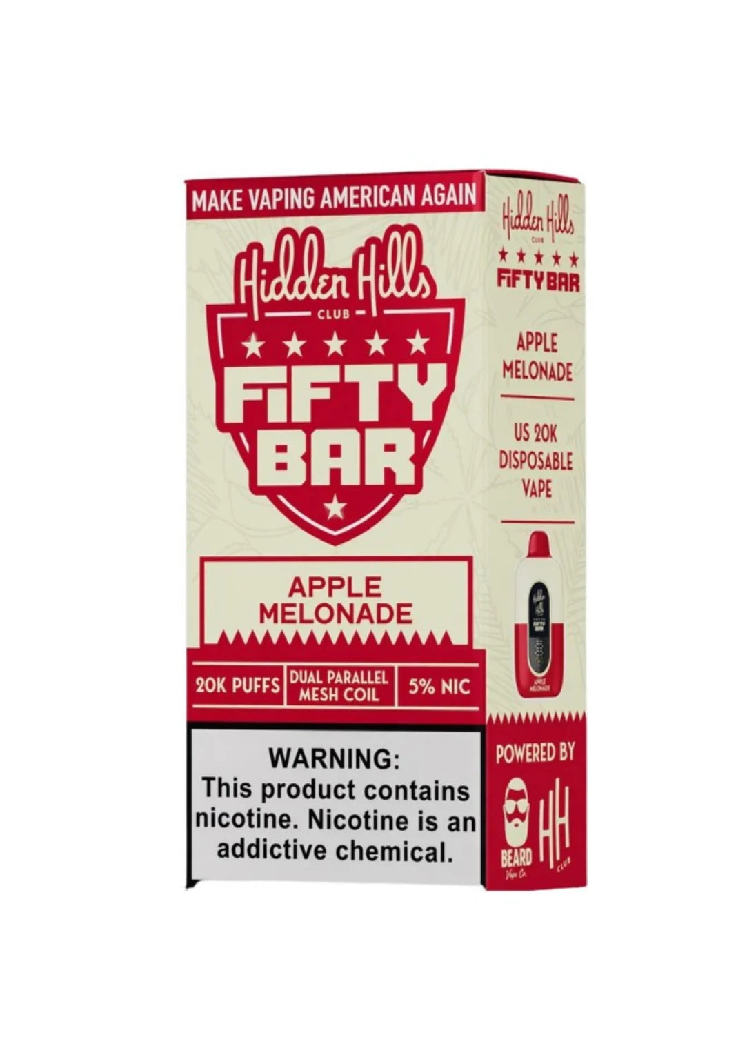 Hidden Hills x Fifty Bar 20K Apple Melonade