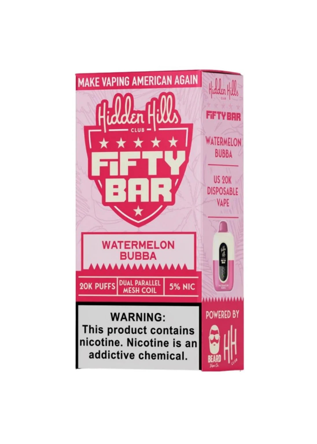 Hidden Hills x Fifty Bar 20K Watermelon Bubba