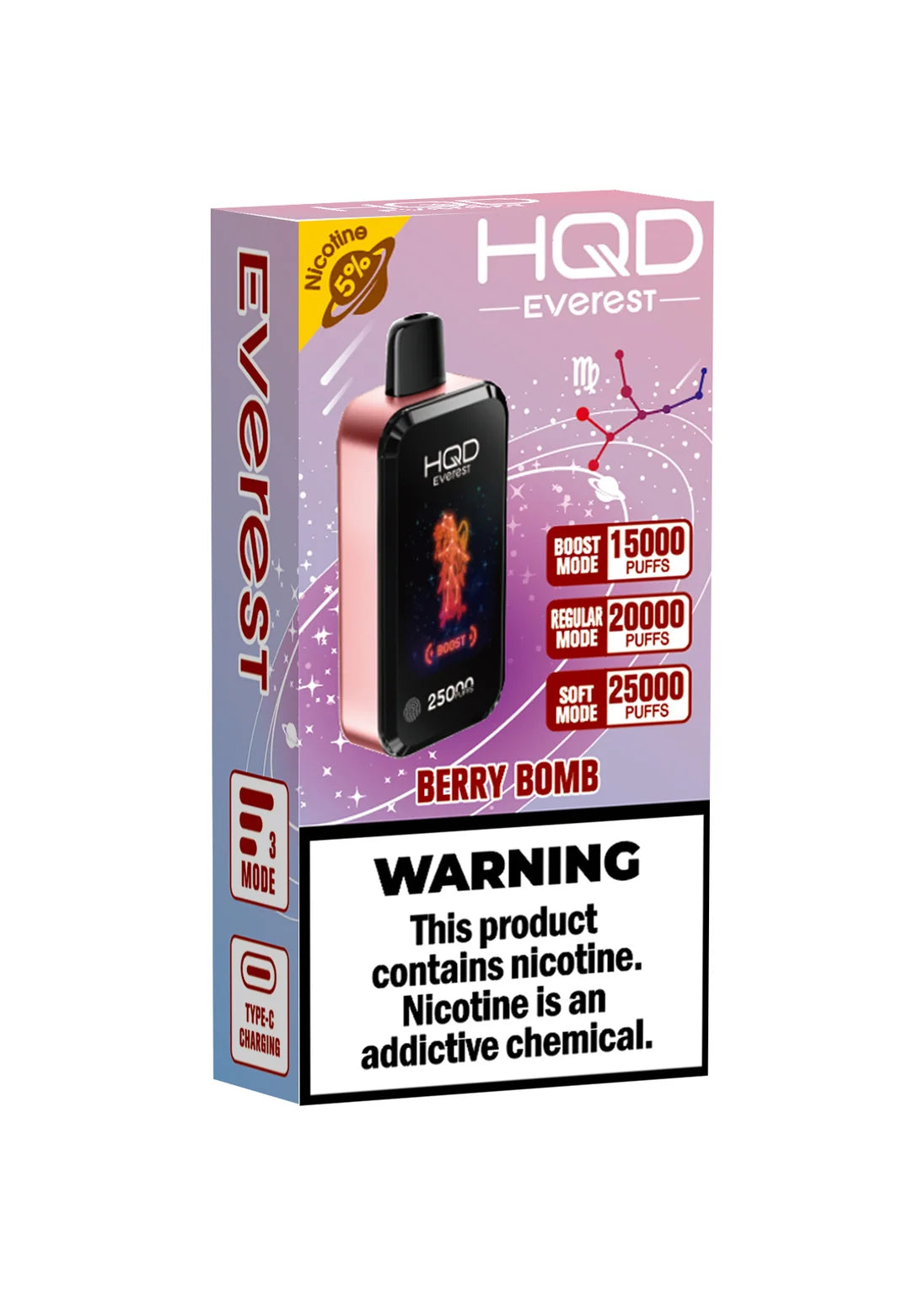 HQD Cuvie Everest 25K Berry Bomb