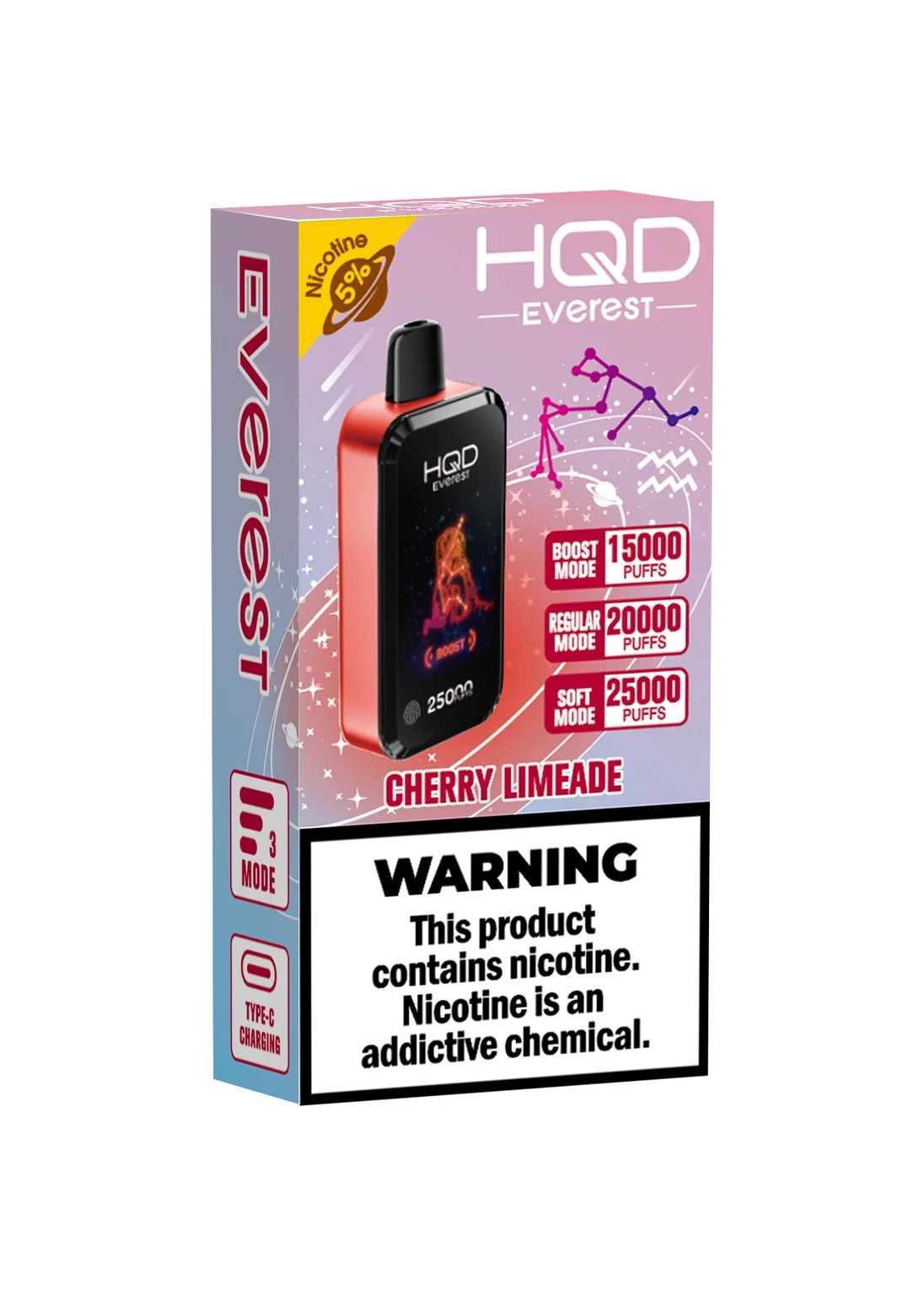 HQD Cuvie Everest 25K Cherry Limeade