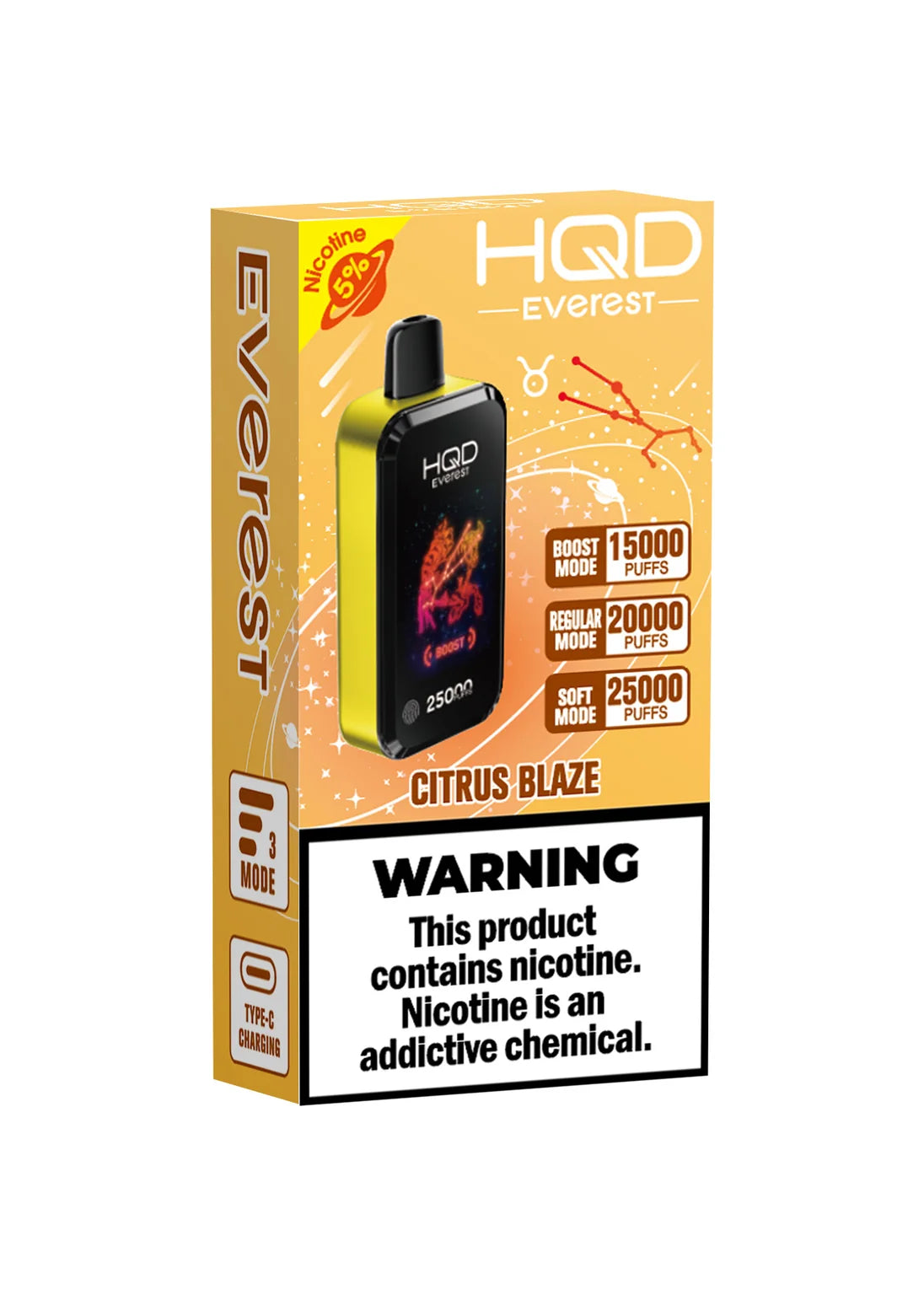 HQD Cuvie Everest 25K Citrus Blaze