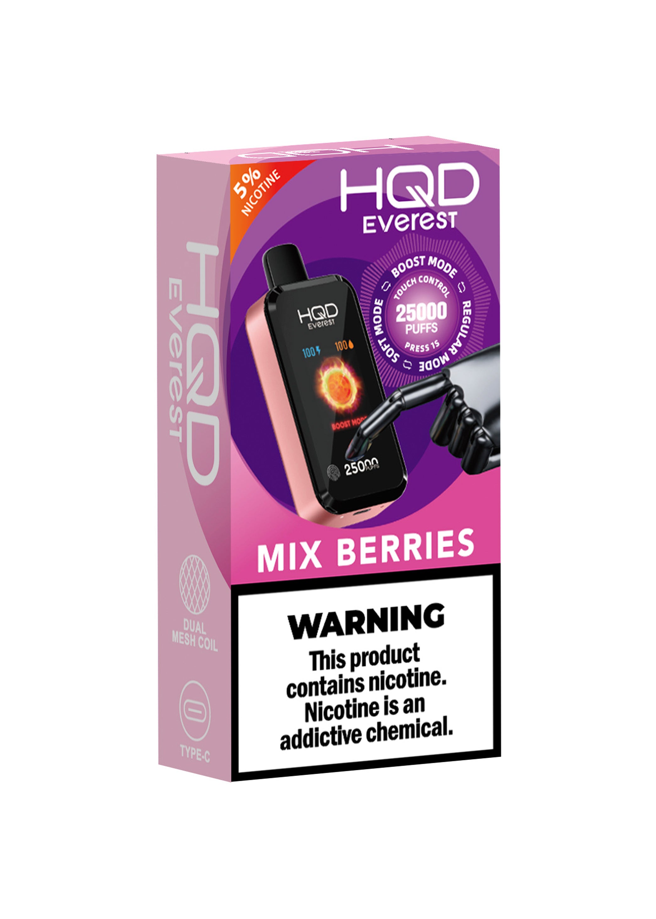 HQD Cuvie Everest 25K - Disposable Vapes | GetPop HQD Cuvie Everest 25K - Disposable Vapes | GetPop