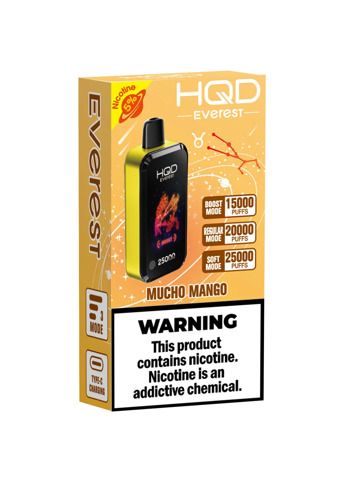 HQD Cuvie Everest 25K Mucho Mango