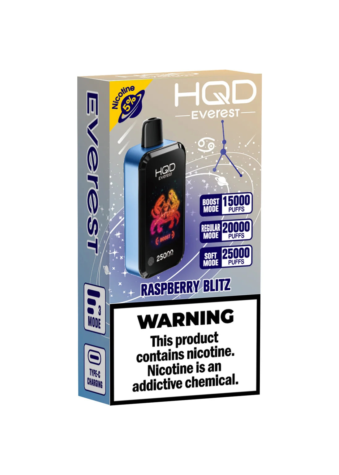 HQD Cuvie Everest 25K Raspberry Blitz