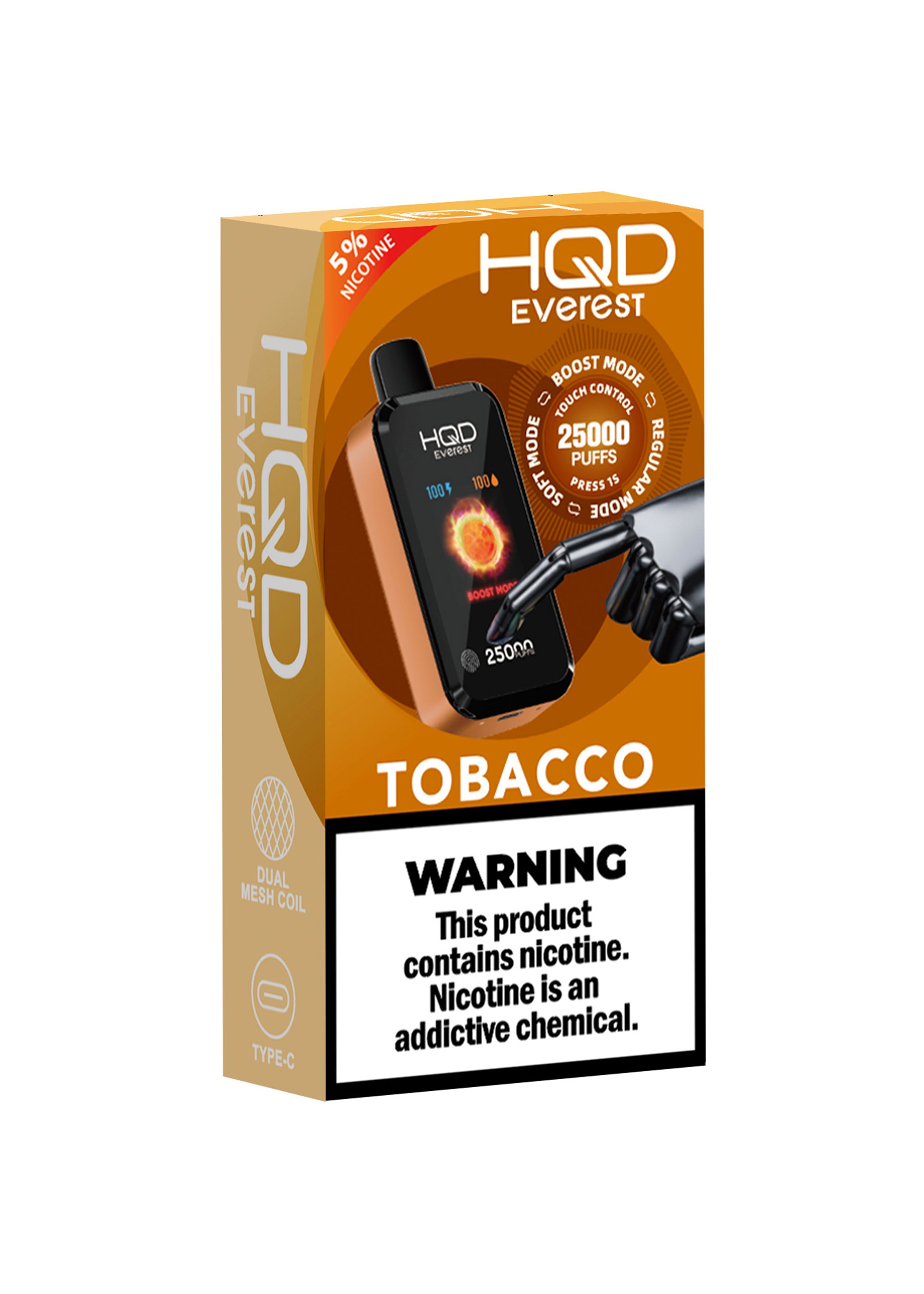 HQD Cuvie Everest 25K Tobacco