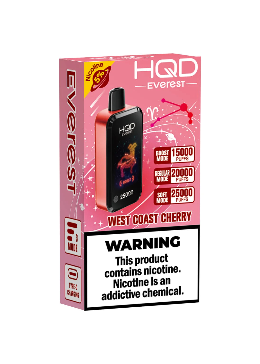 HQD Cuvie Everest 25K West Coast Cherry