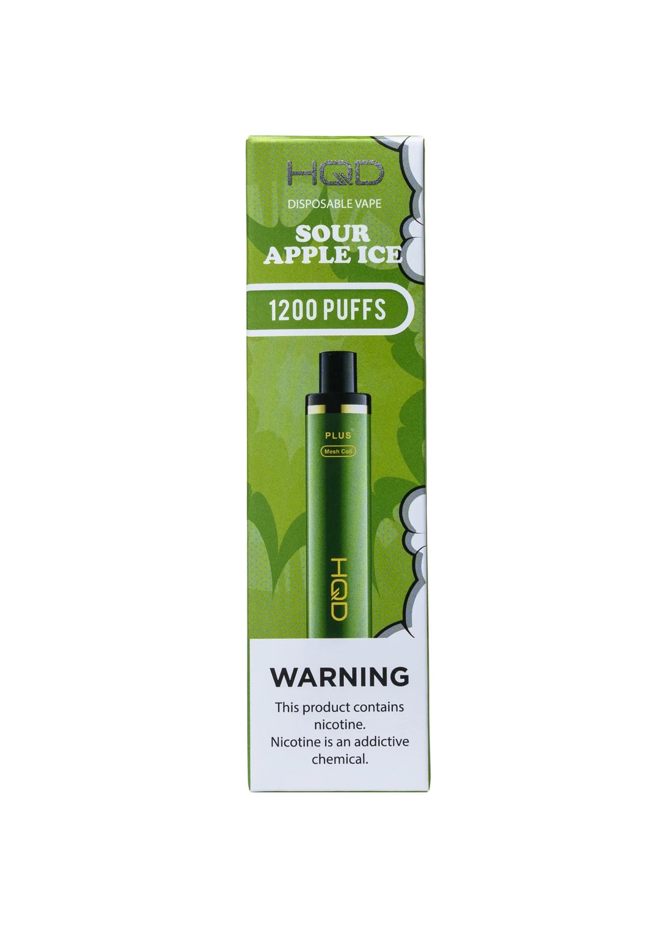 HQD Cuvie Plus Sour Apple Ice | GetPop HQD Cuvie Plus Sour Apple Ice | GetPop