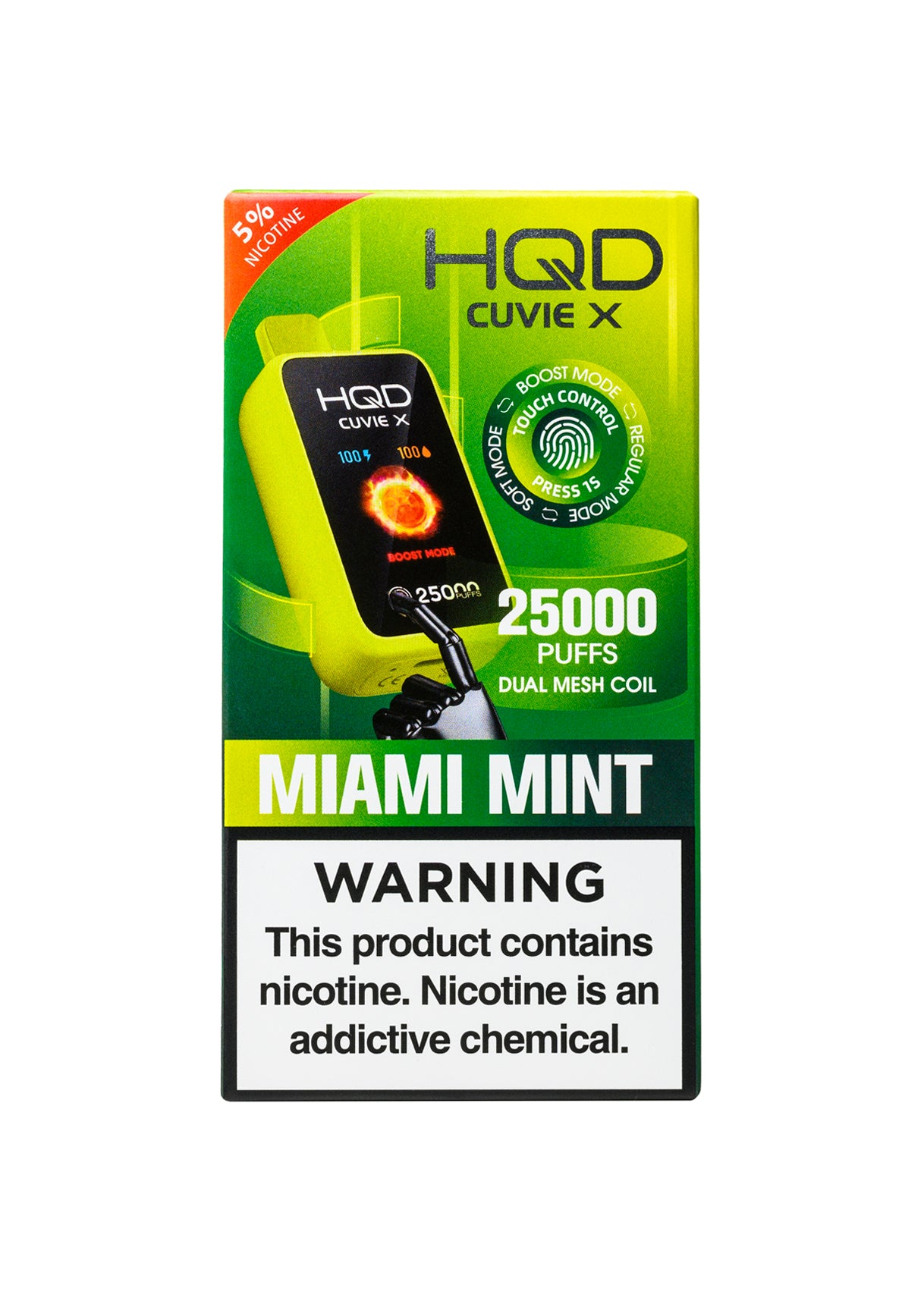 HQD Cuvie X 25000 Miami Mint