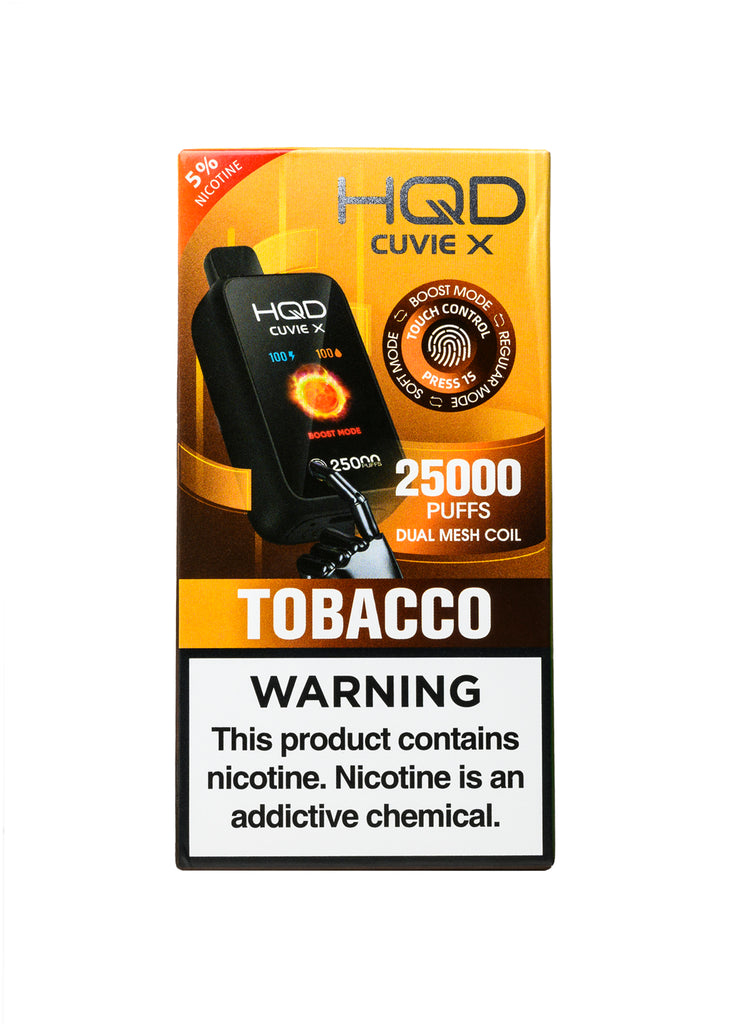 HQD Cuvie X 25000 Tobacco