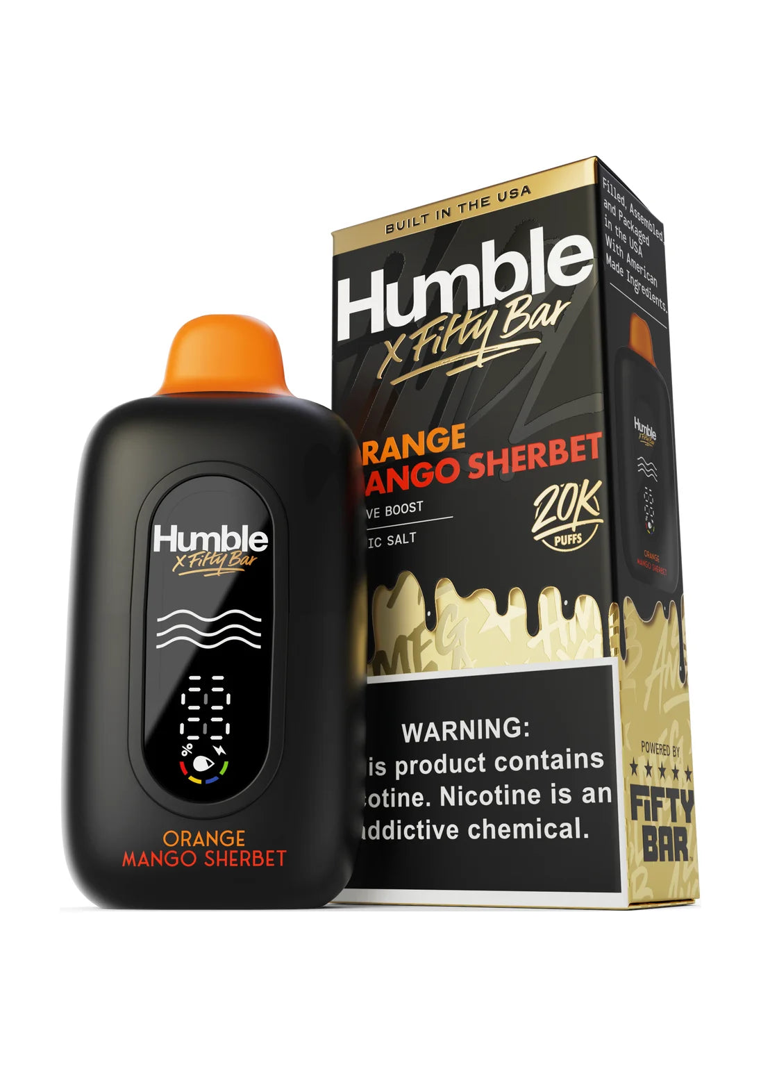 Fifty Bar x Humble 20K Orange Mango Sherbet