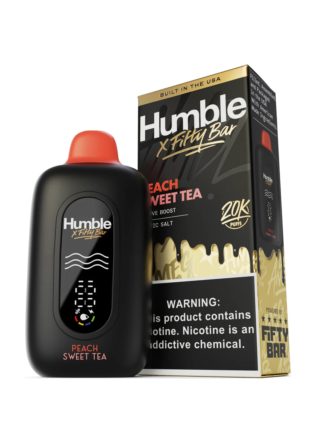 Fifty Bar x Humble 20K Peach Sweet Tea