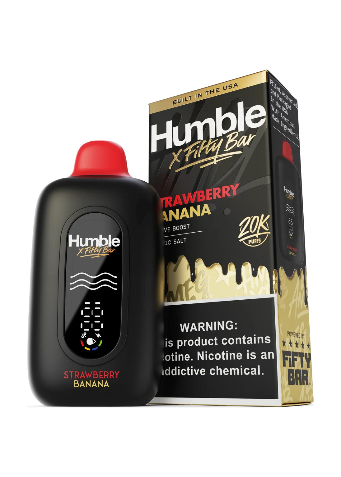 Fifty Bar x Humble 20K Strawberry Banana