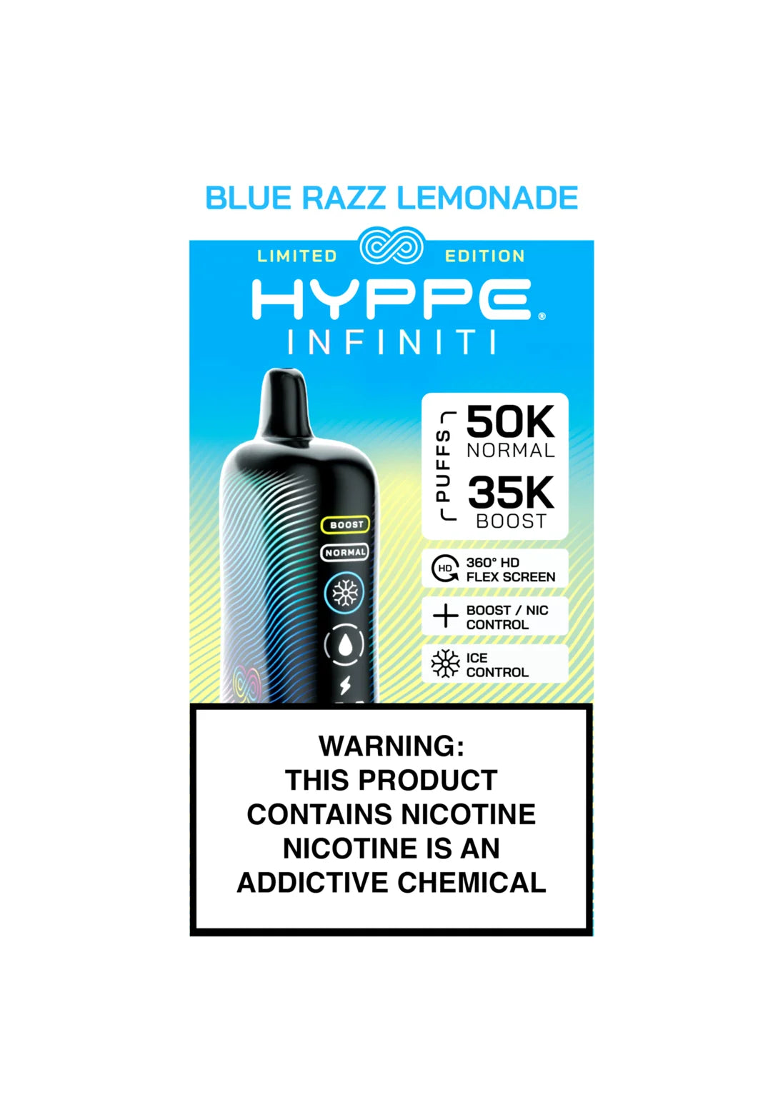 Hyppe Infiniti 50K Blue Razz Lemonade