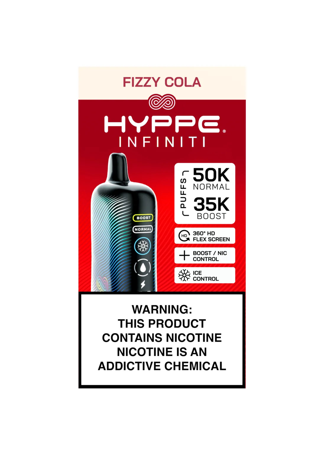 Hyppe Infiniti 50K - Disposable Vapes | GetPop Hyppe Infiniti 50K - Disposable Vapes | GetPop
