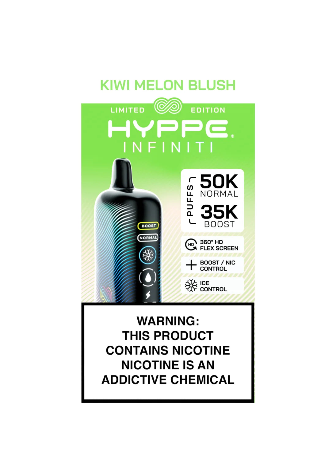 Hyppe Infiniti 50K Kiwi Melon Blush