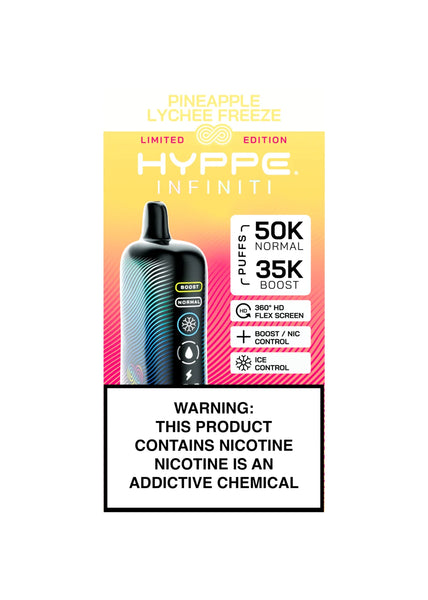 50000 Puff Hyppe Infinity 50K Puffs Disposable Vape