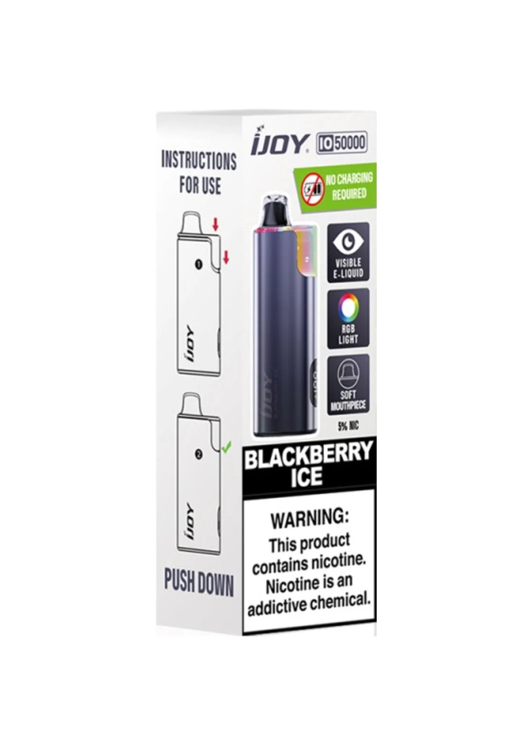 iJoy Bar IO50000 Blackberry Ice