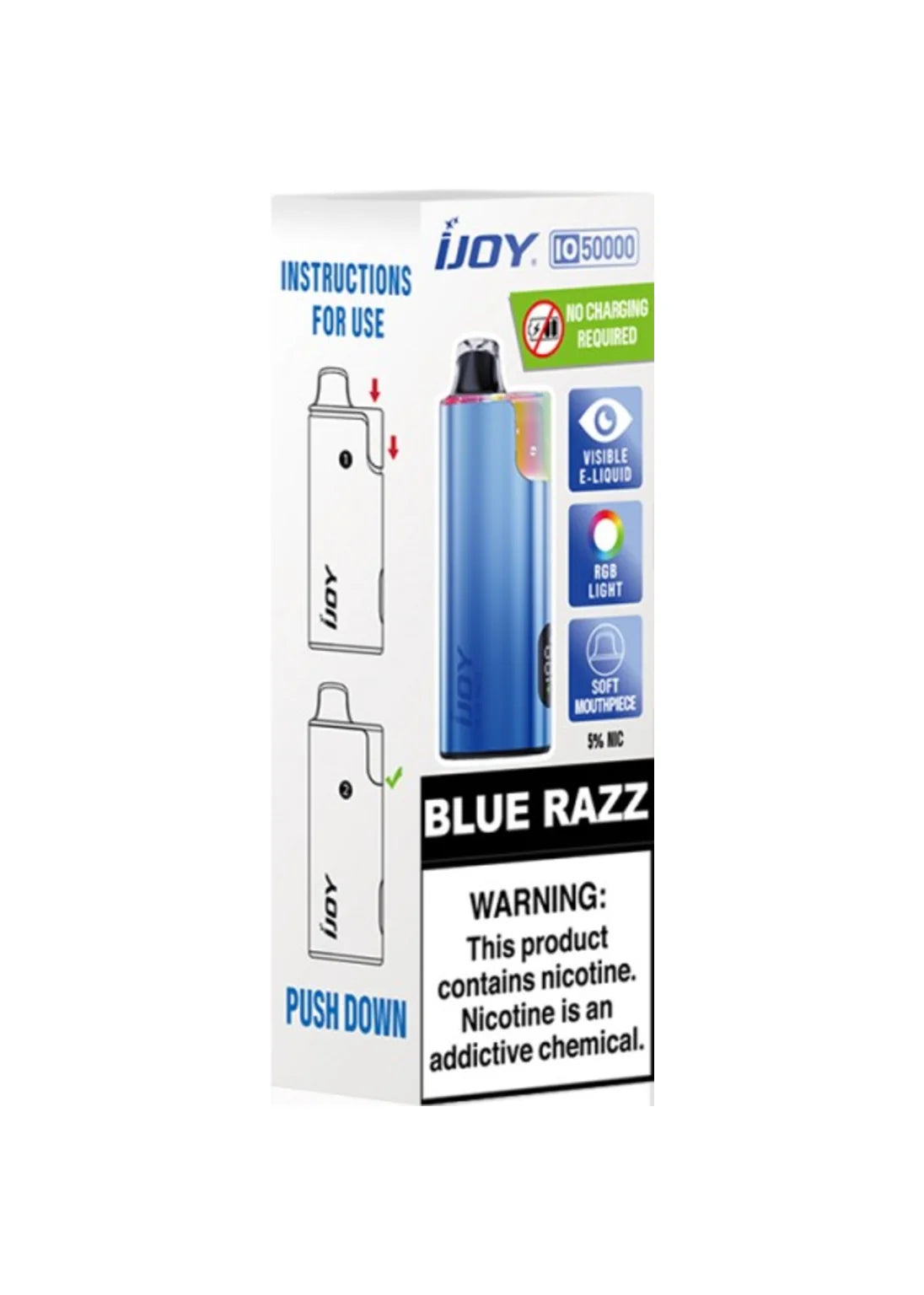 iJoy Bar IO50000 Blue Razz