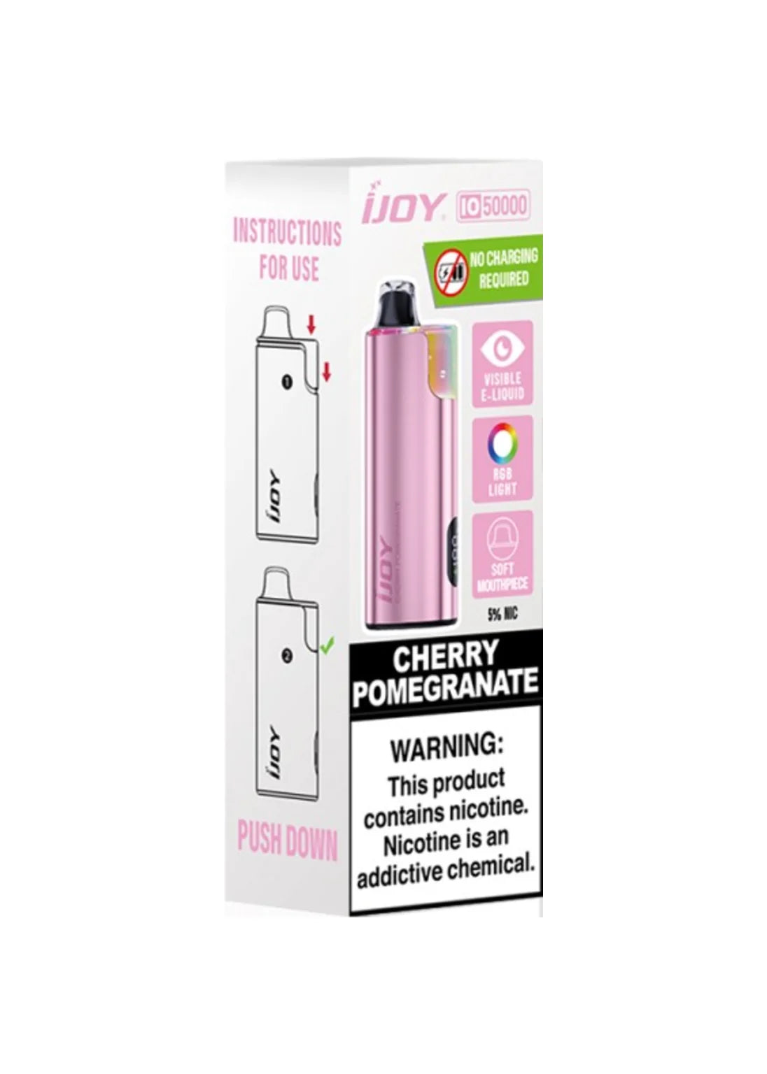 iJoy Bar IO50000 Cherry Pomegranate