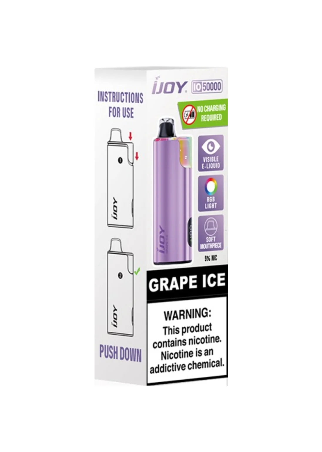 iJoy Bar IO50000 Grape Ice