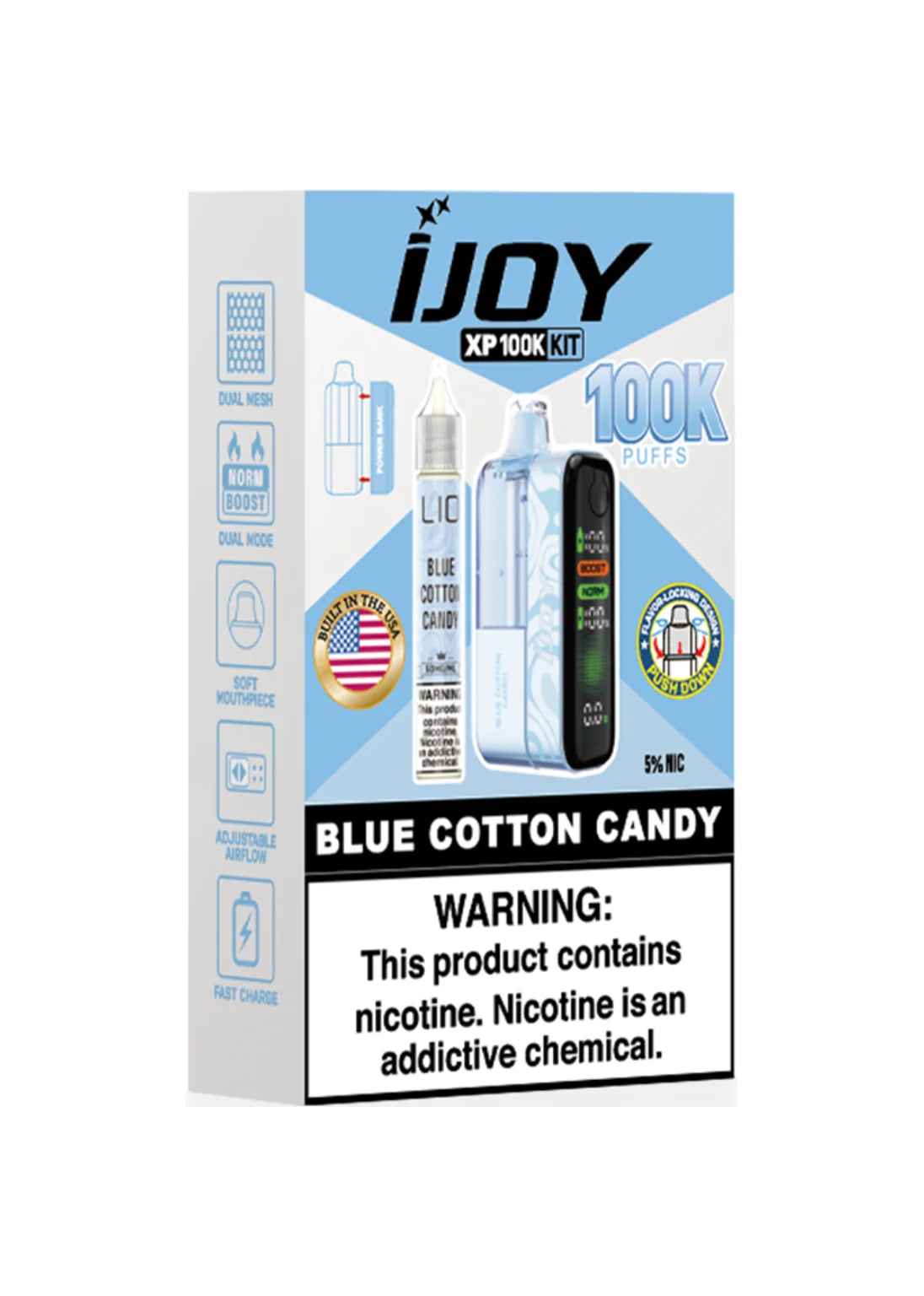 iJoy XP100K Kit Blue Cotton Candy