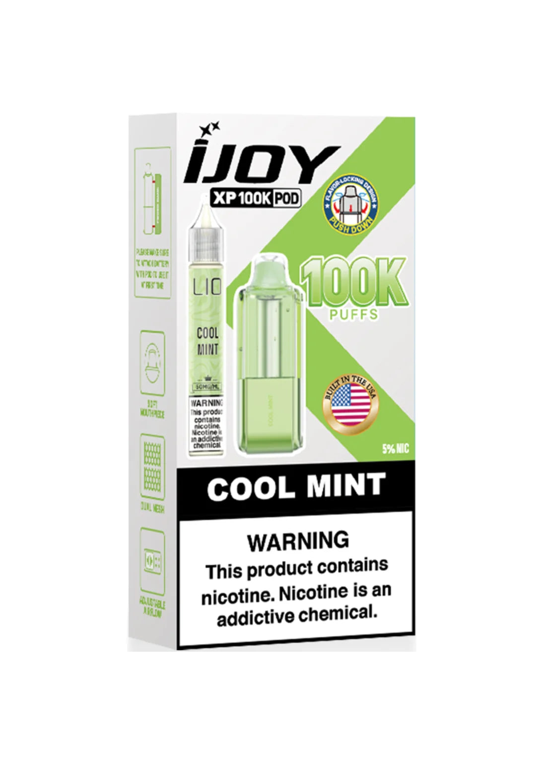 iJoy XP100K Refill Pod Cool Mint