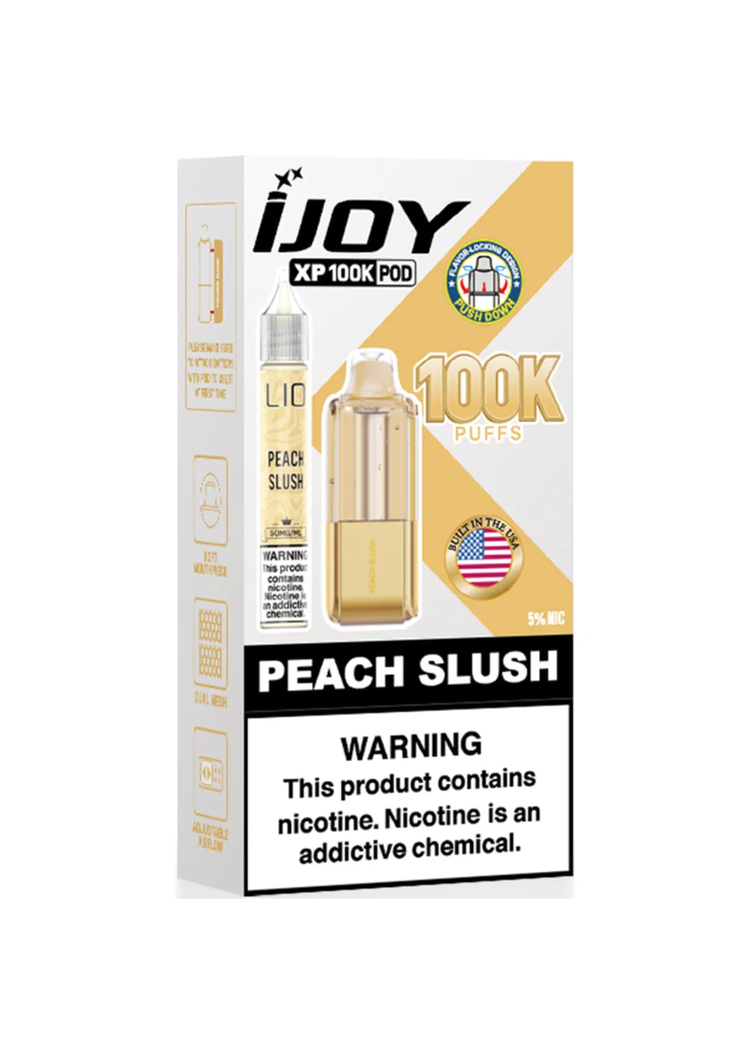 iJoy XP100K Refill Pod Peach Slush